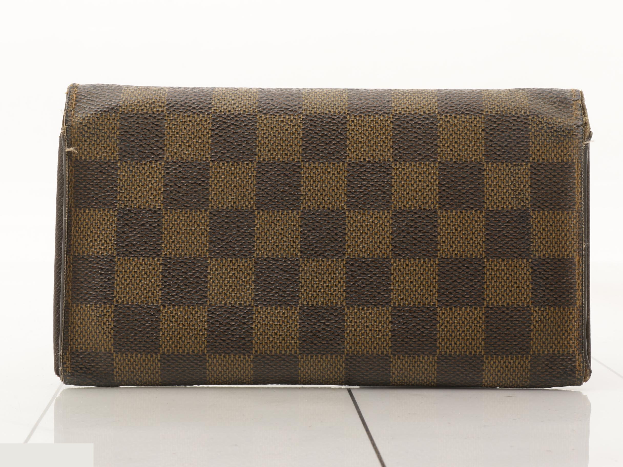 Damier Pochette Portemonnaie Cartes Crédit Bi-fold Long Wallet — view 2