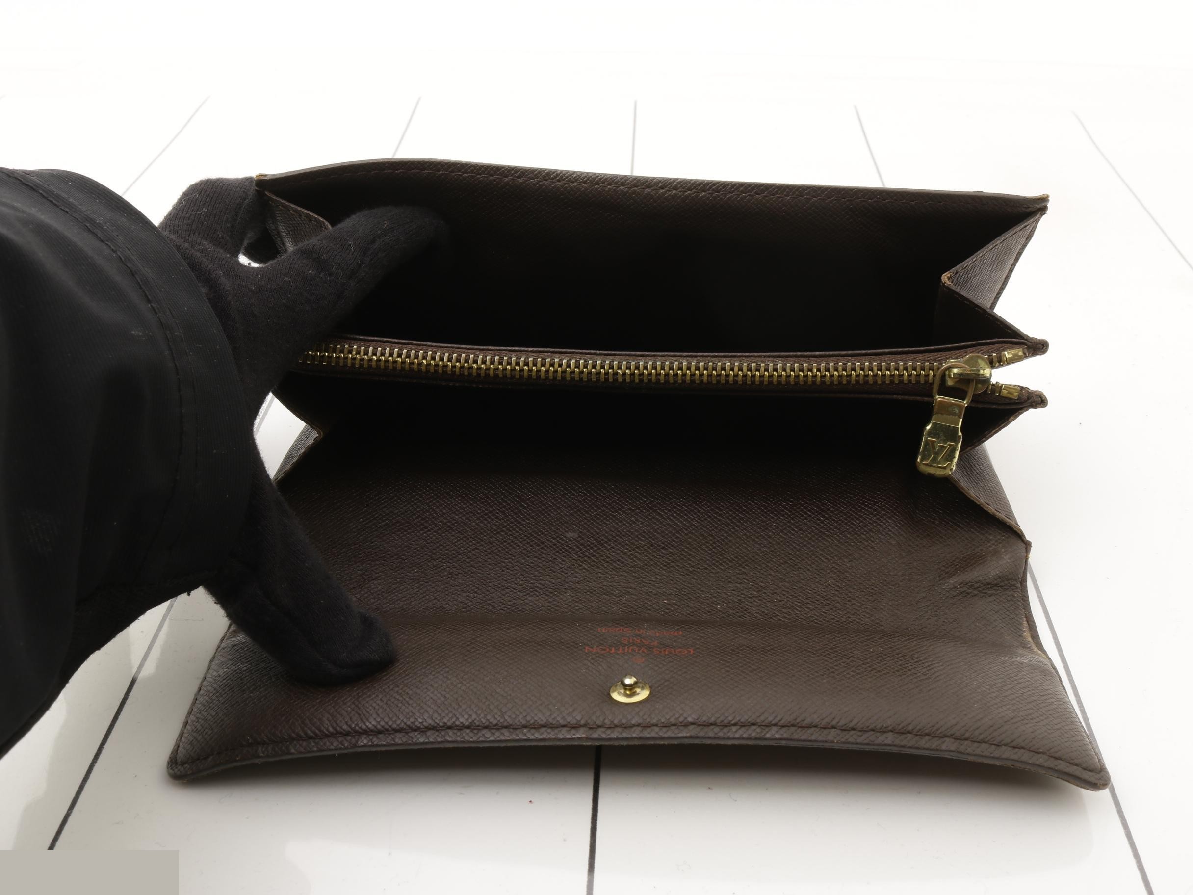 Damier Pochette Portemonnaie Cartes Crédit Bi-fold Long Wallet — view 4