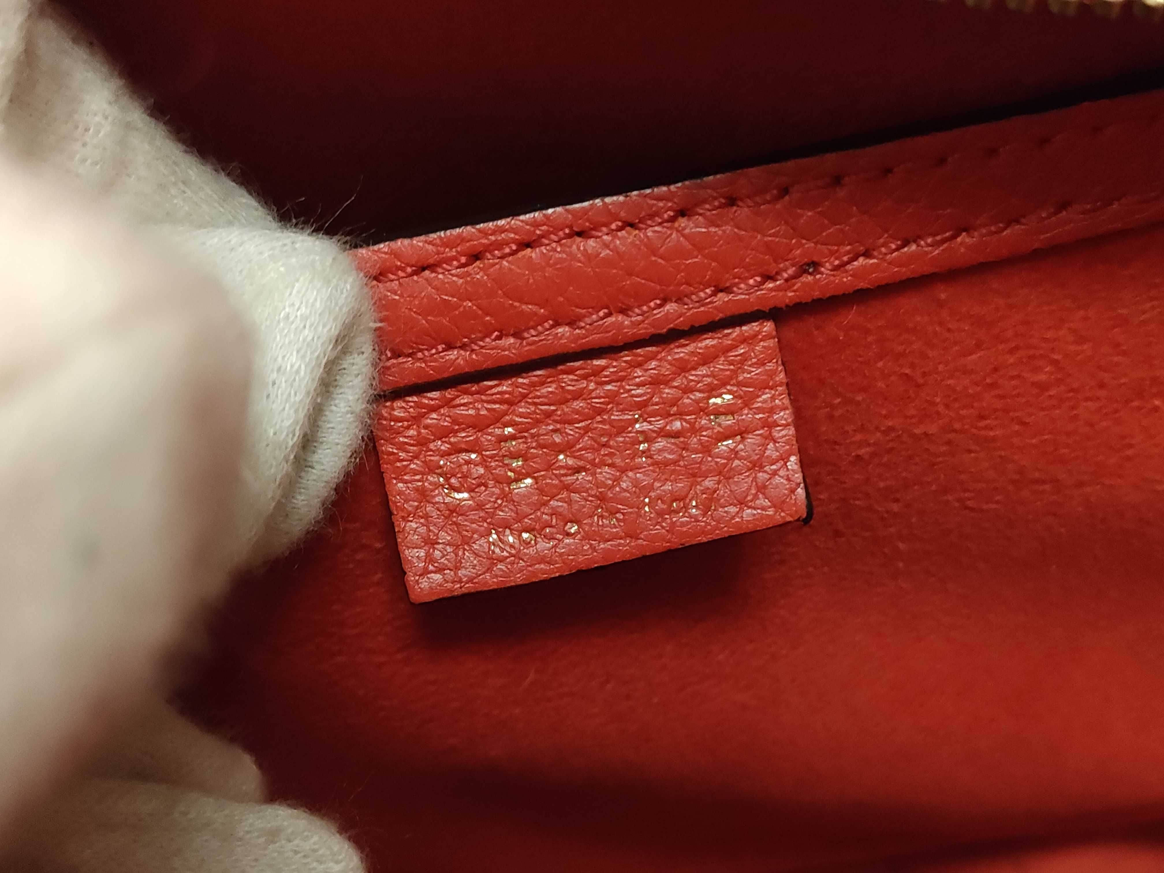 Luggage Nano Shopper Leather 2-Way Handbag, Red — view 11