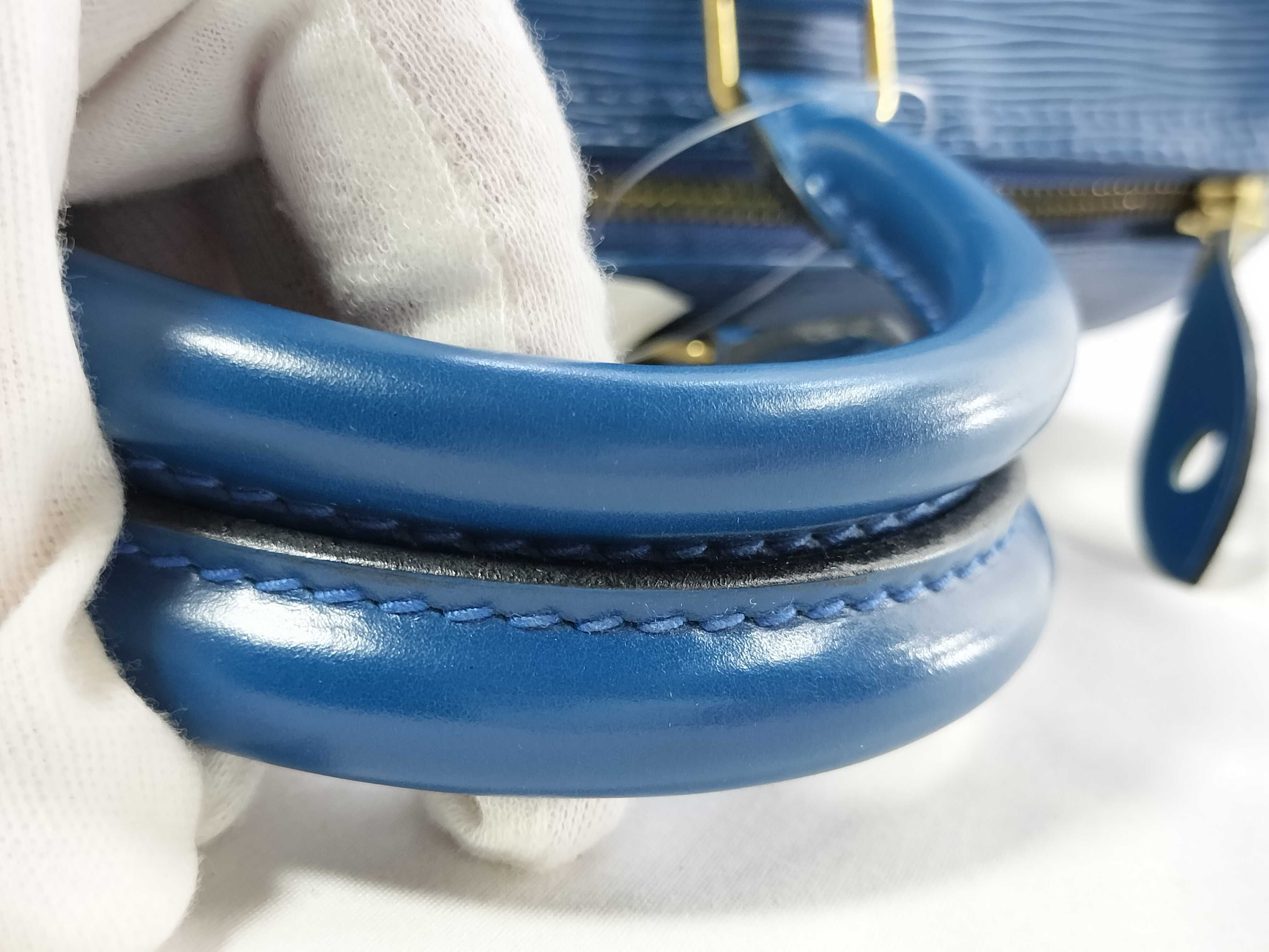Epi Speedy 30 Blue Boston Bag — view 5