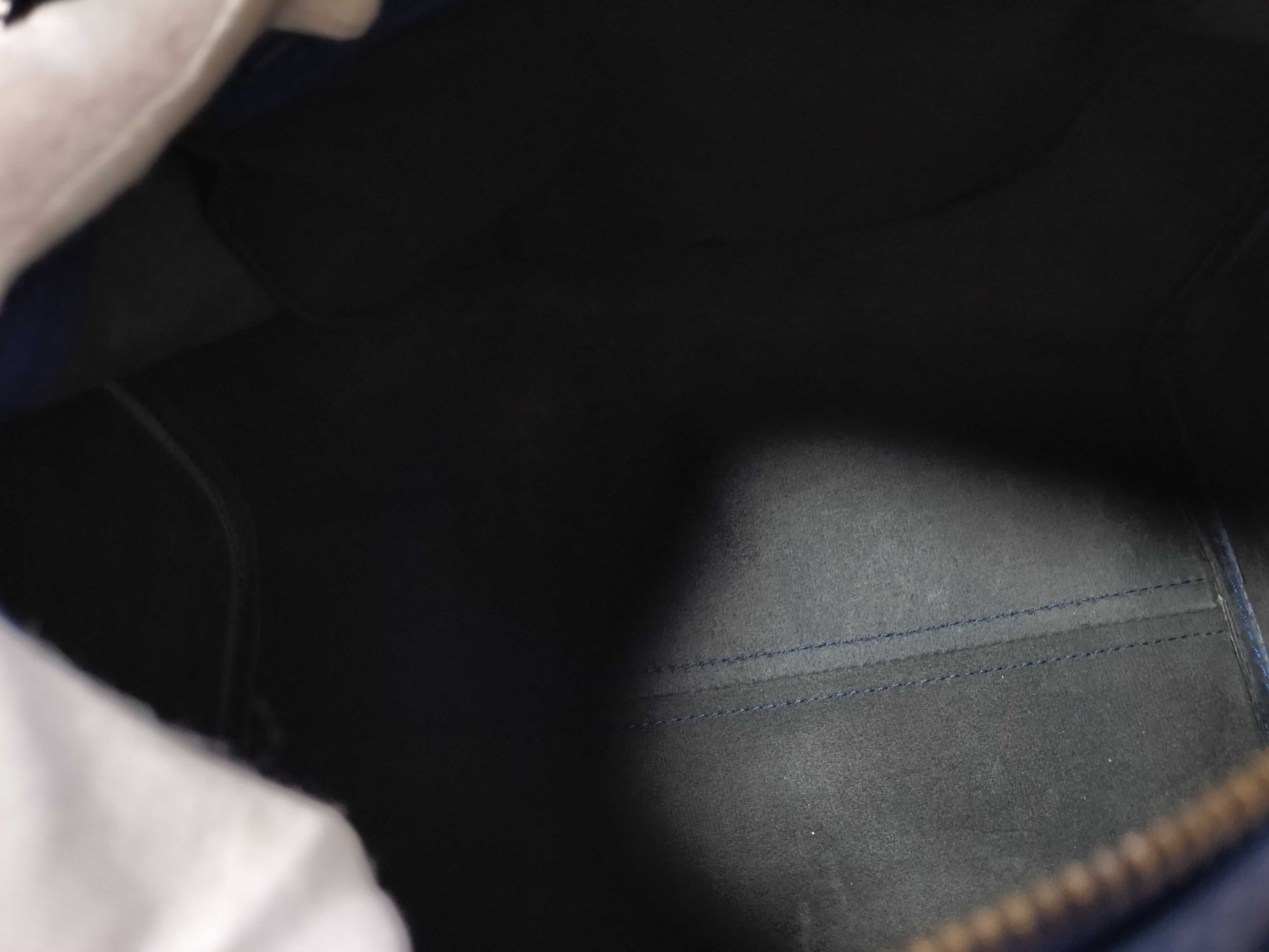 Epi Speedy 30 Blue Boston Bag — view 10