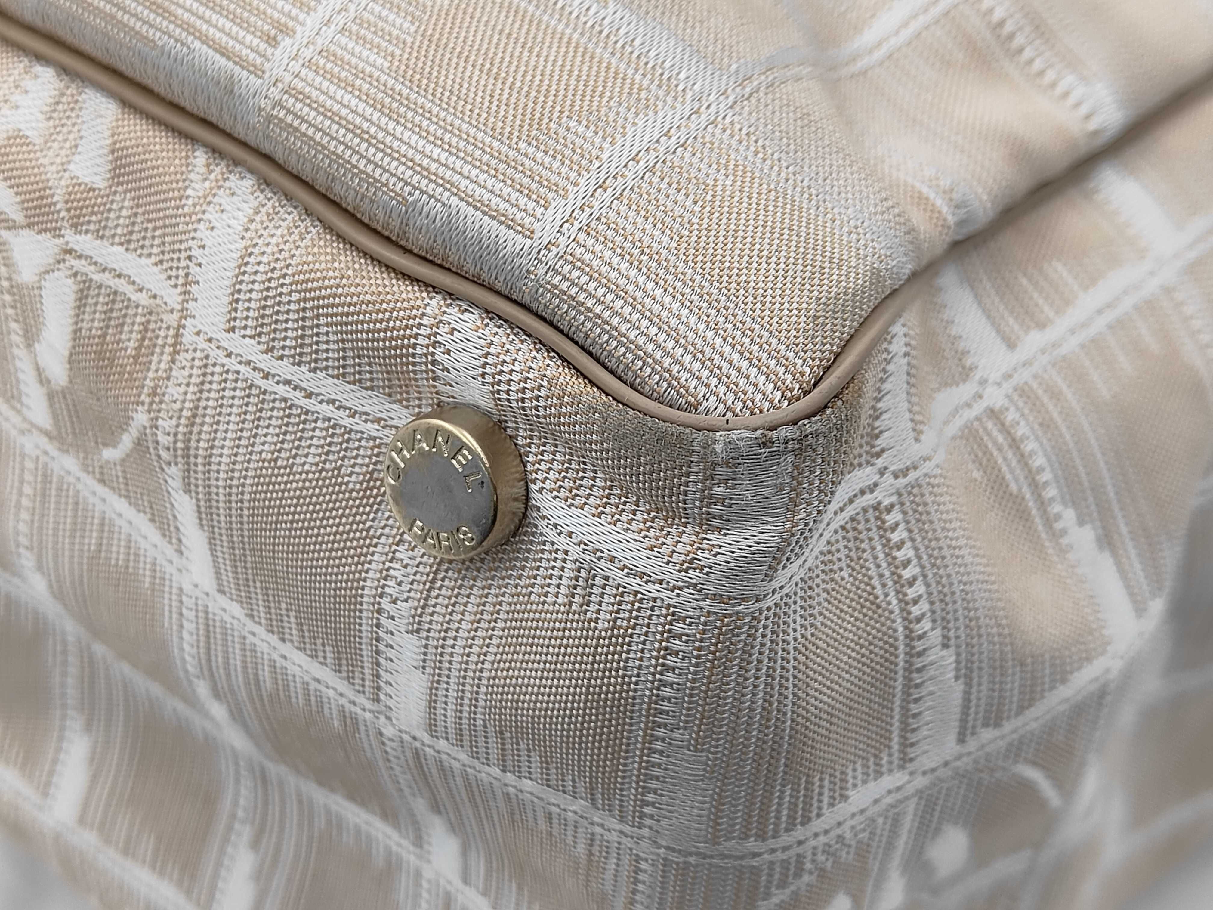 New Travel Tote MM Canvas Beige 8701510 Tote Bag — view 6