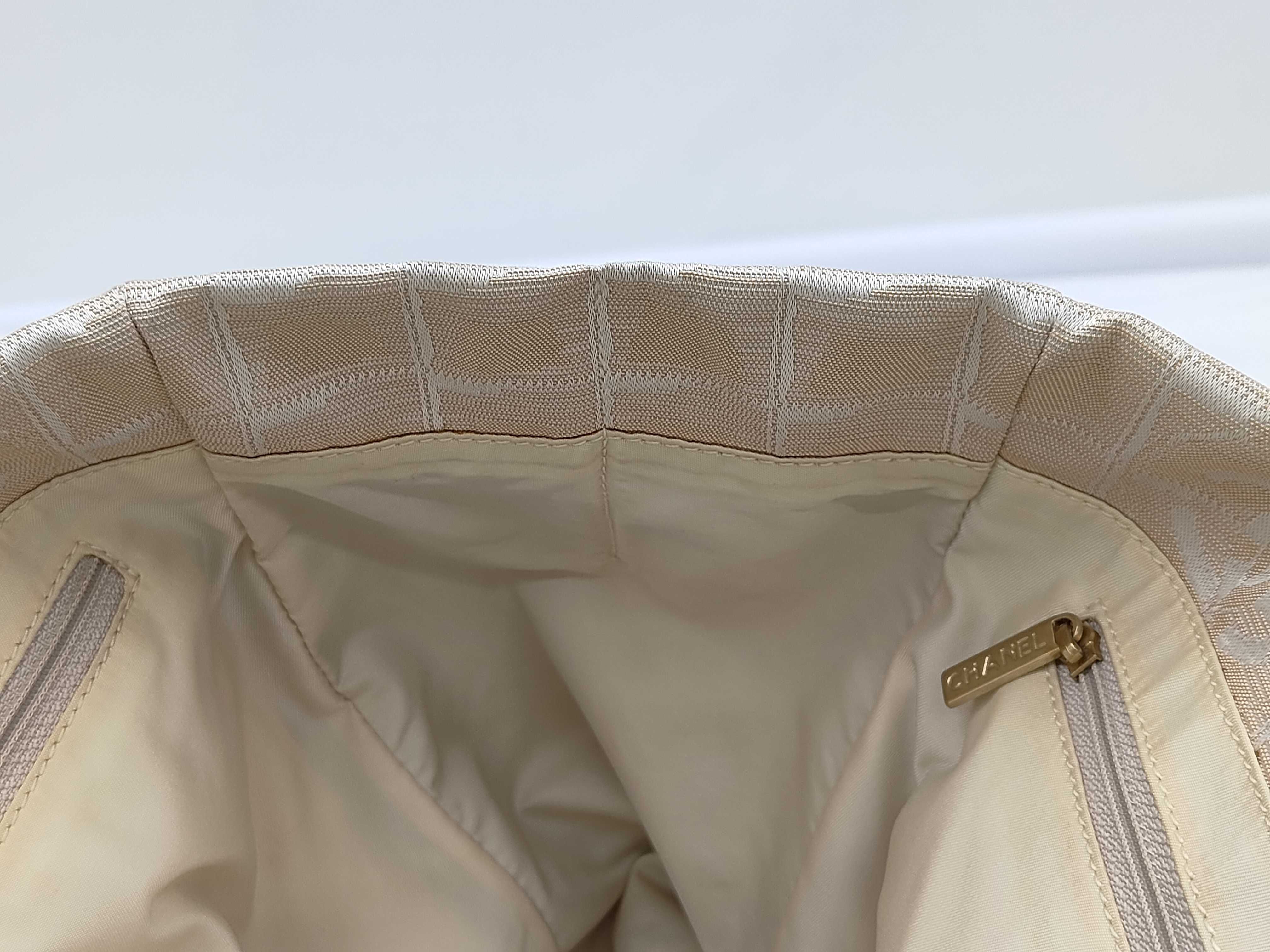 New Travel Tote MM Canvas Beige 8701510 Tote Bag — view 8