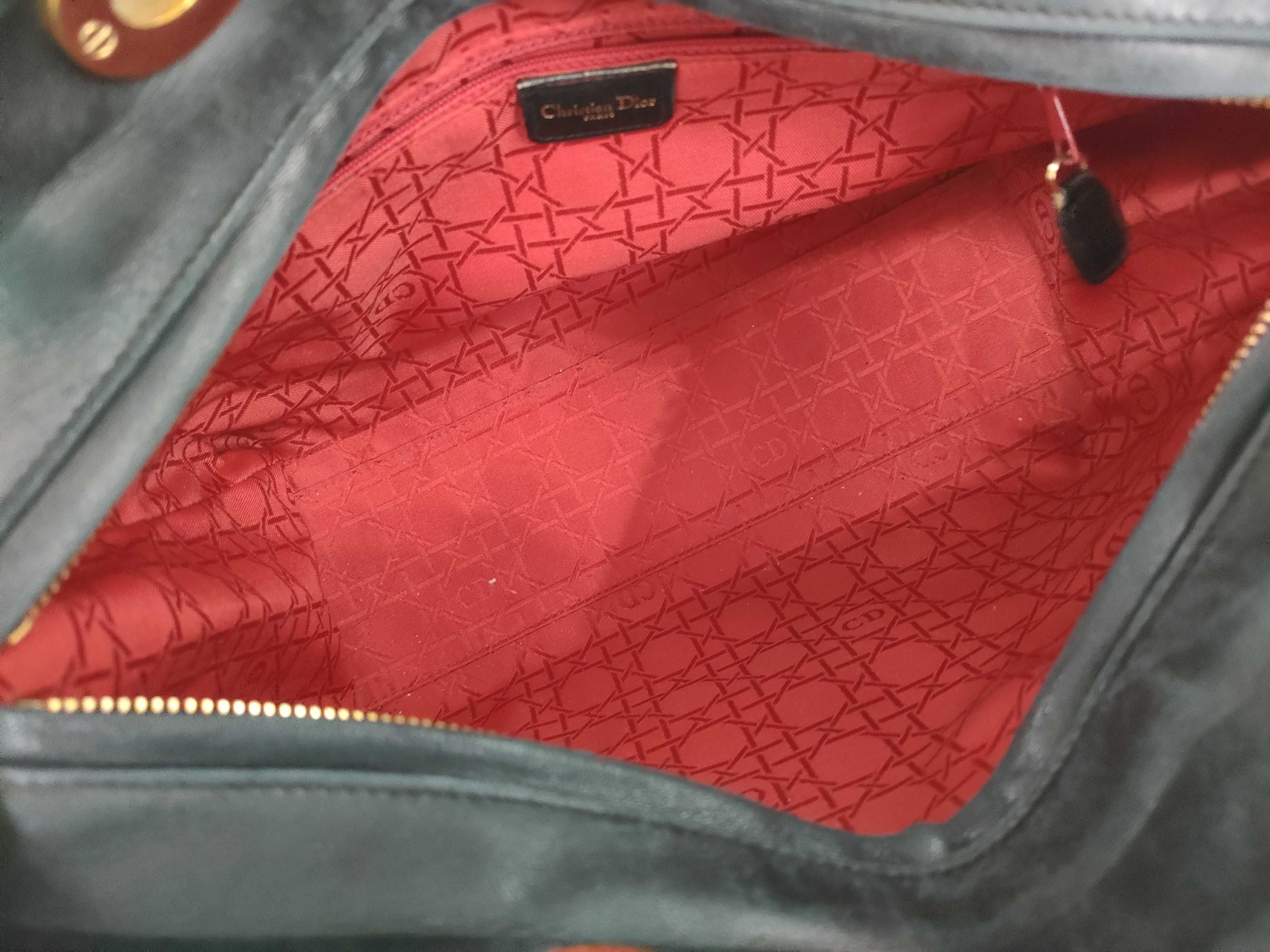 Lady Dior Cannage Leather Black Handbag (VO8271) Handbag — view 9