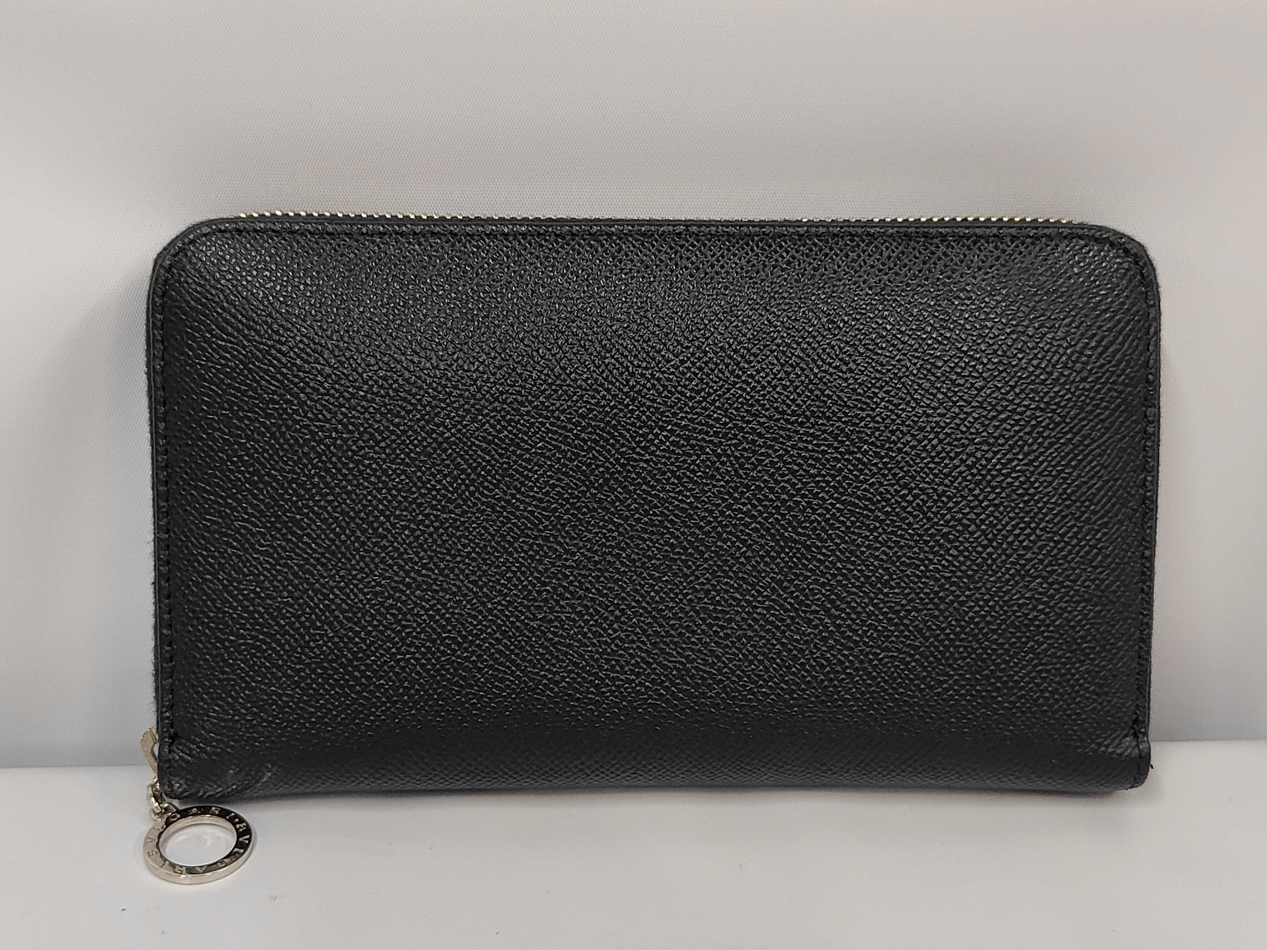 Bulgari Zippy Wallet Black