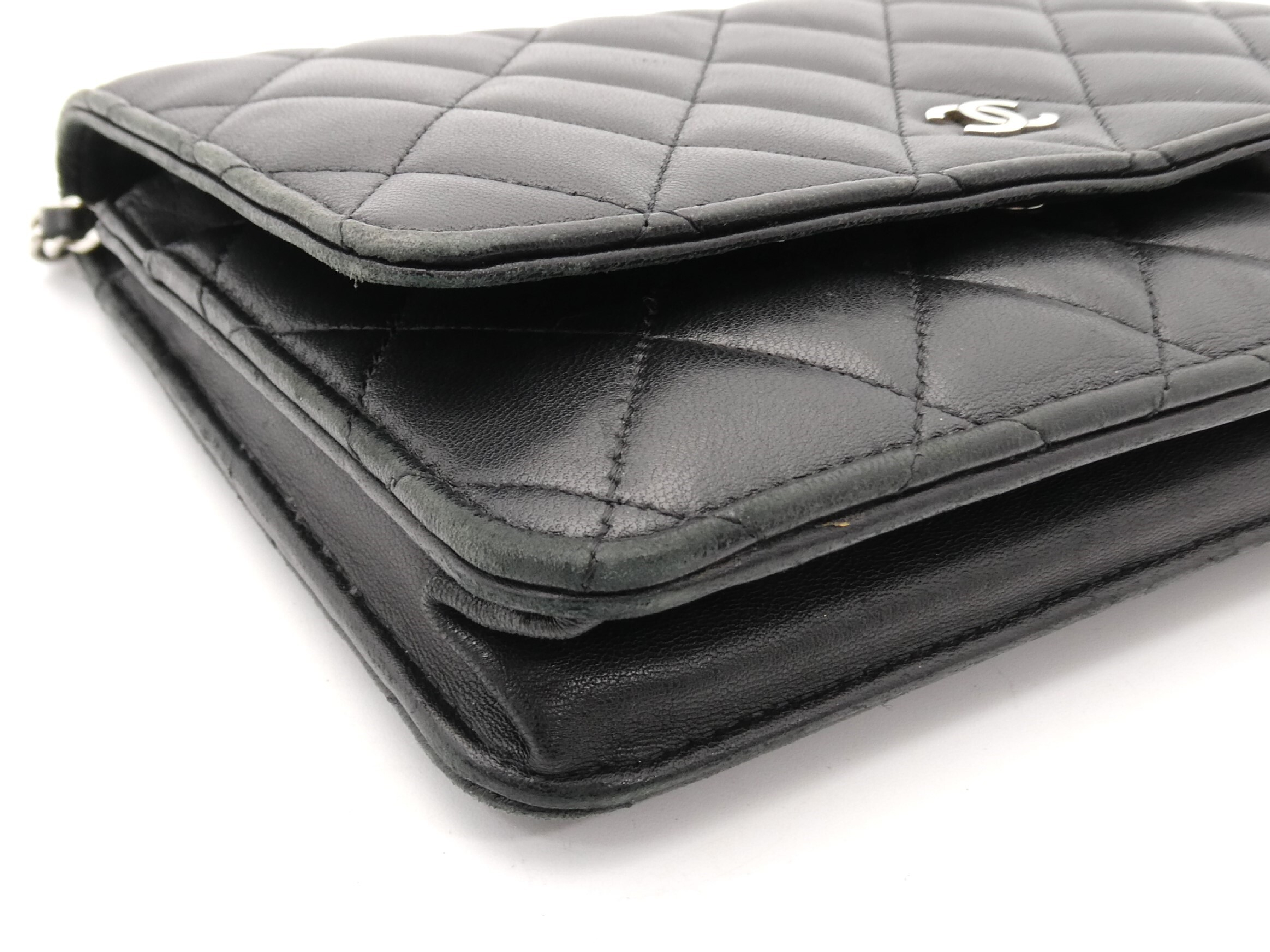 Matelassé Coco Mark Chain Wallet Shoulder Bag — view 11