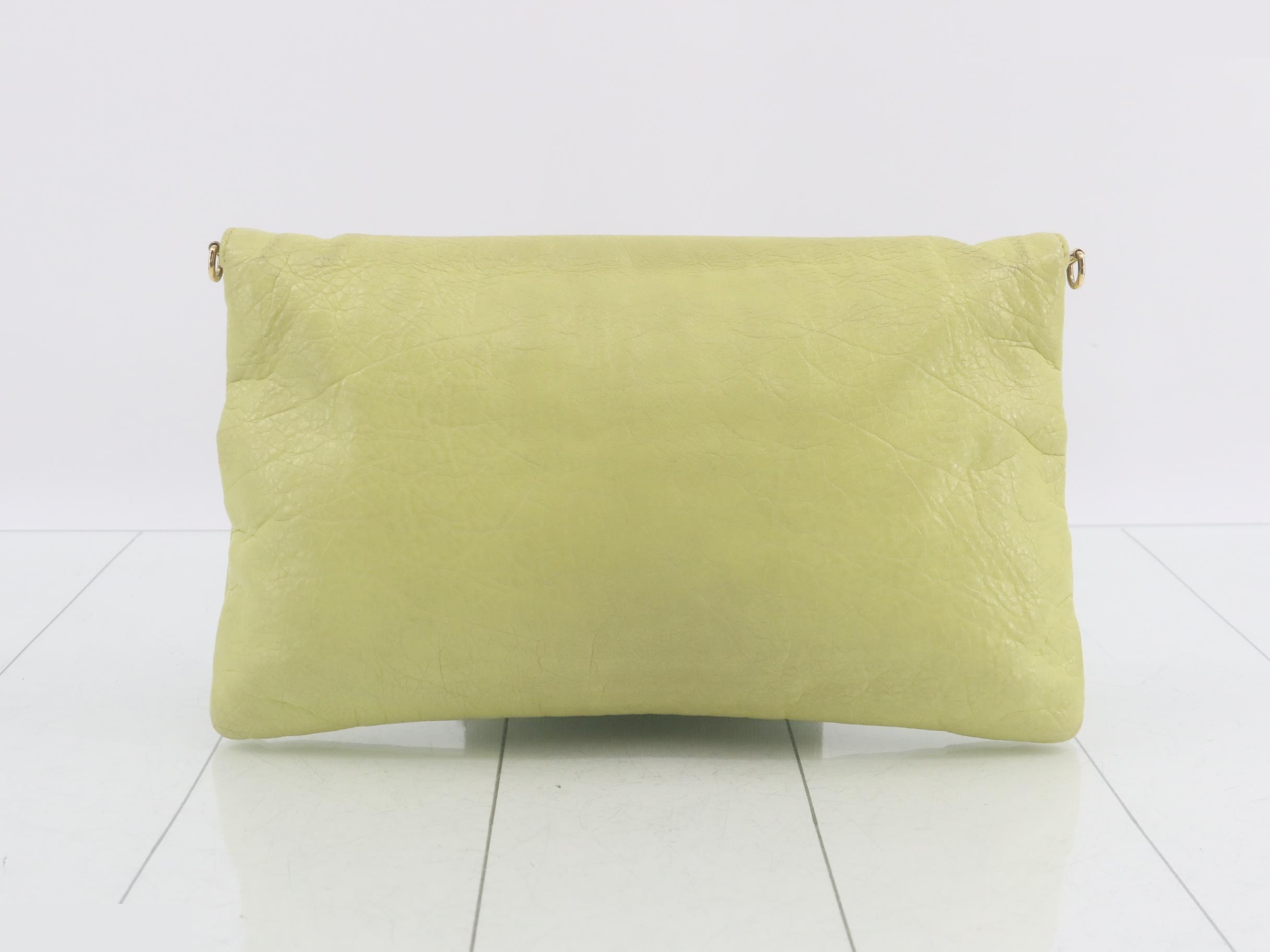 Other line: Bags/Clutch Pouches, Leather, Yellow, 2-way — view 2