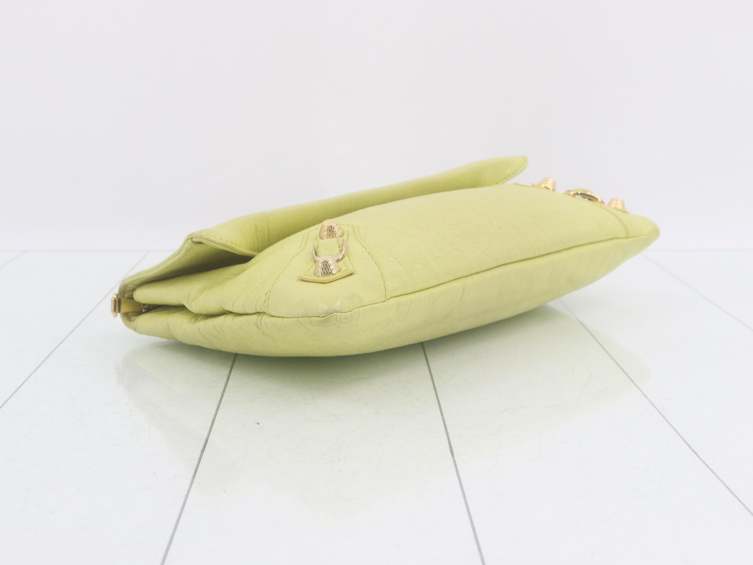 Other line: Bags/Clutch Pouches, Leather, Yellow, 2-way — view 5