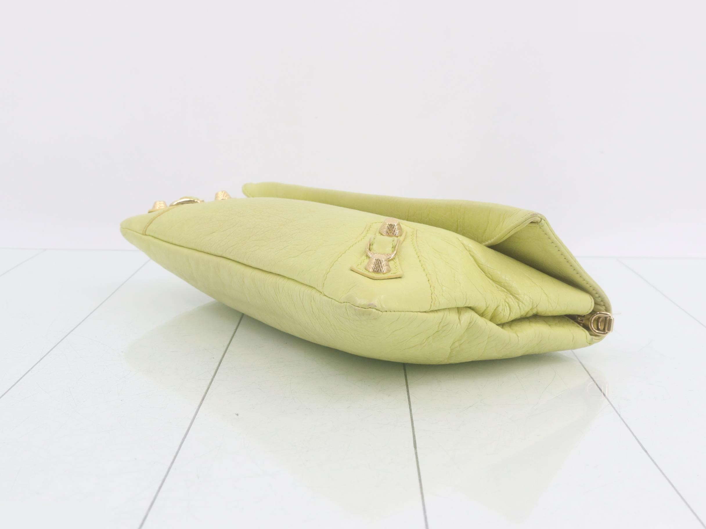 Other line: Bags/Clutch Pouches, Leather, Yellow, 2-way — view 6