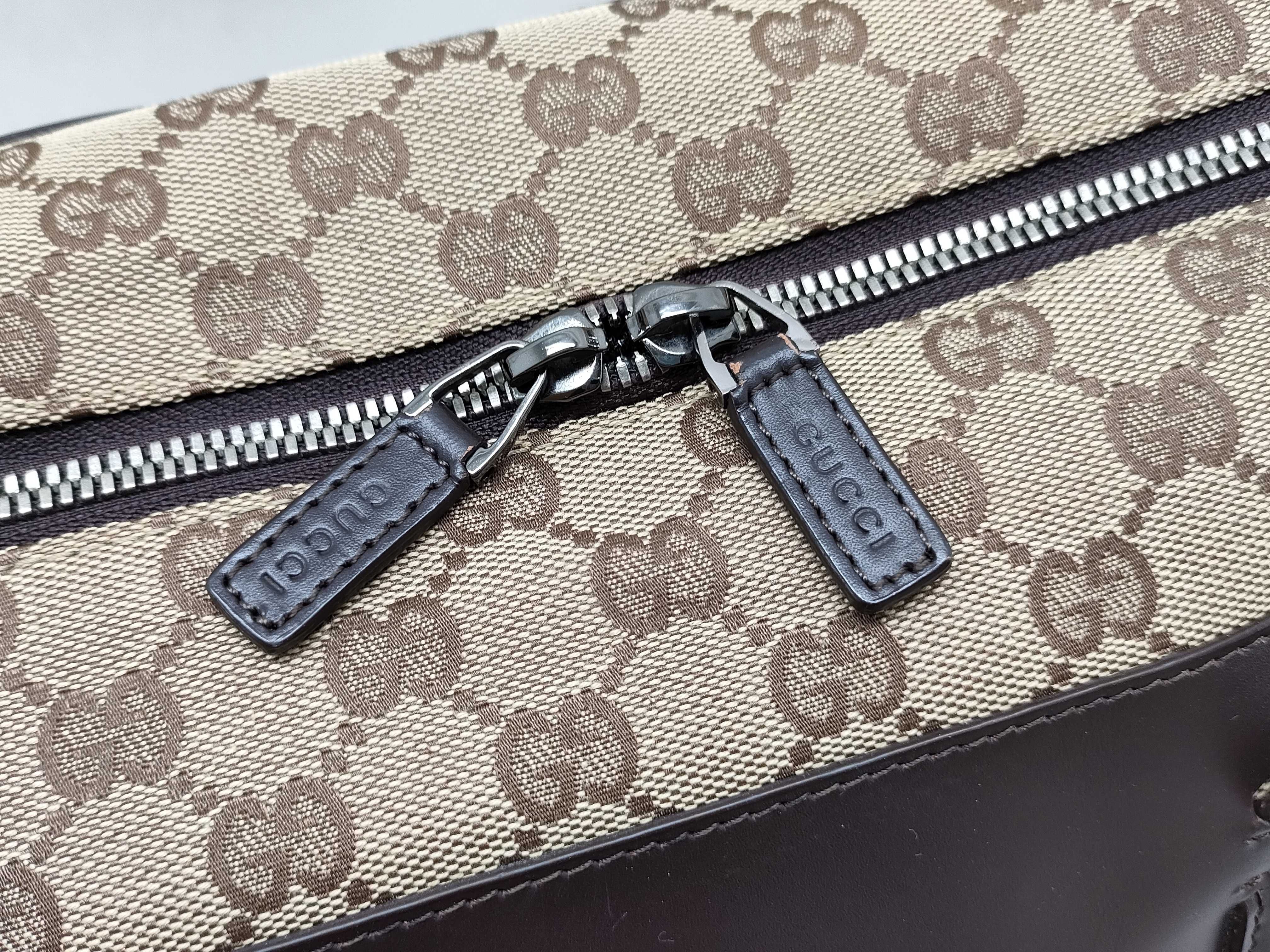 GG Canvas Gucci Handbag Boston Bag — view 14