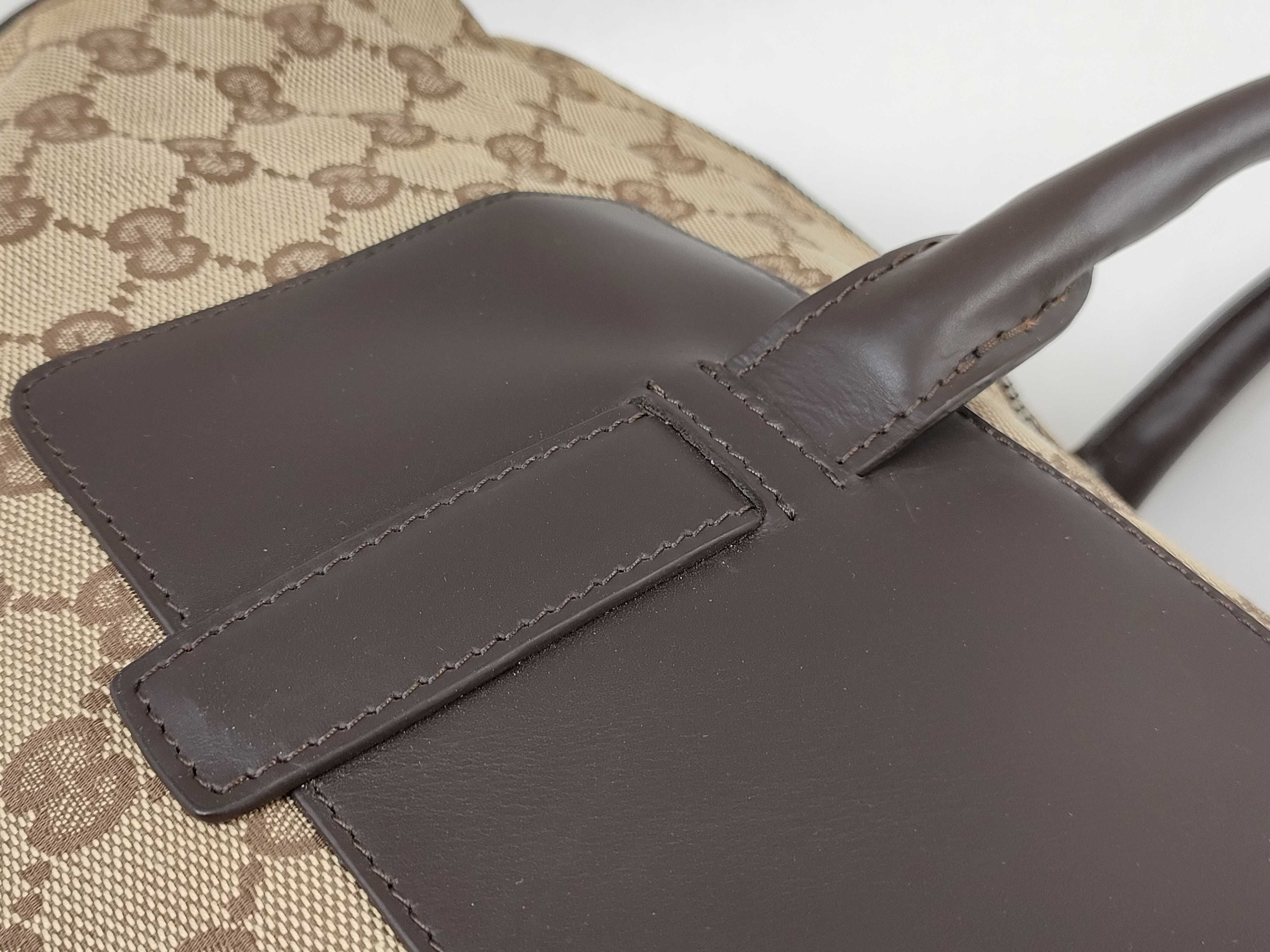 GG Canvas Gucci Handbag Boston Bag — view 5