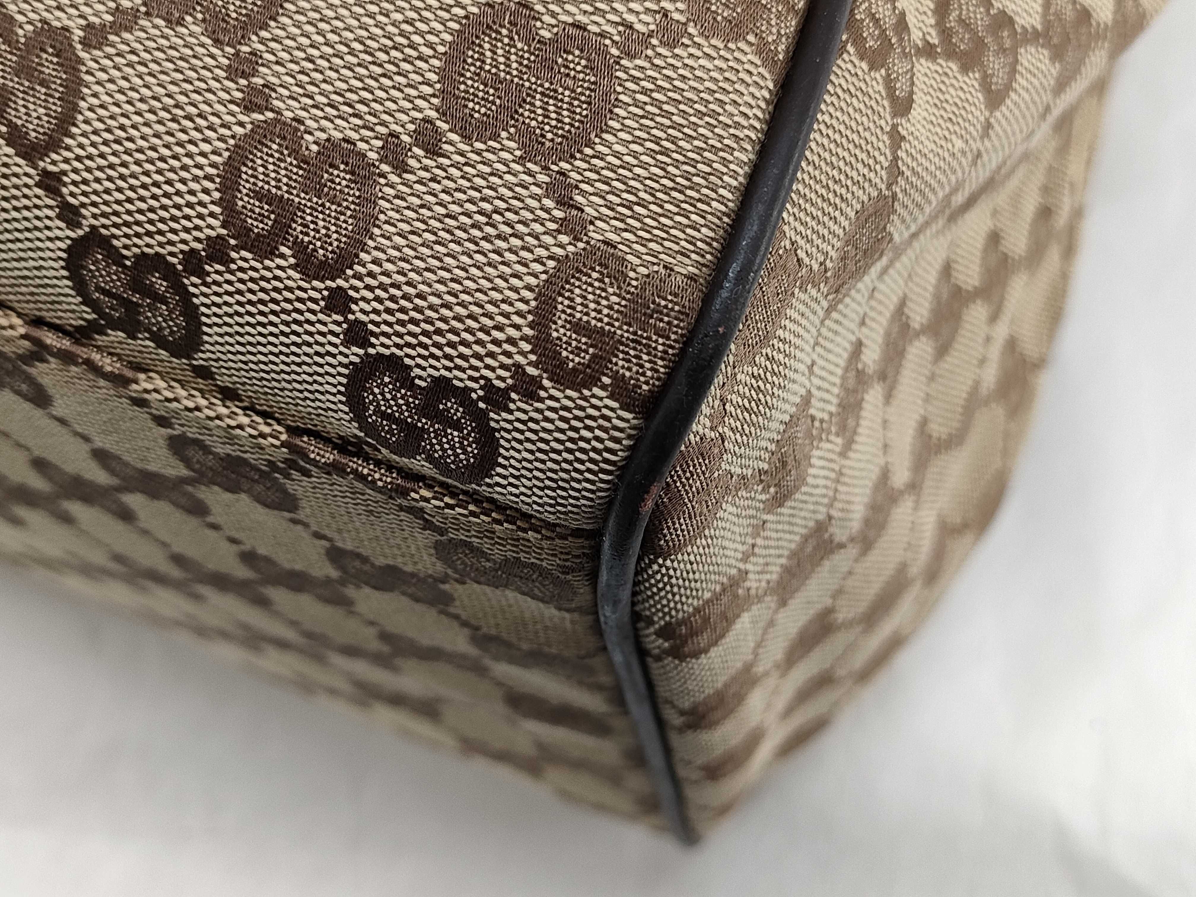 GG Canvas Gucci Handbag Boston Bag — view 7