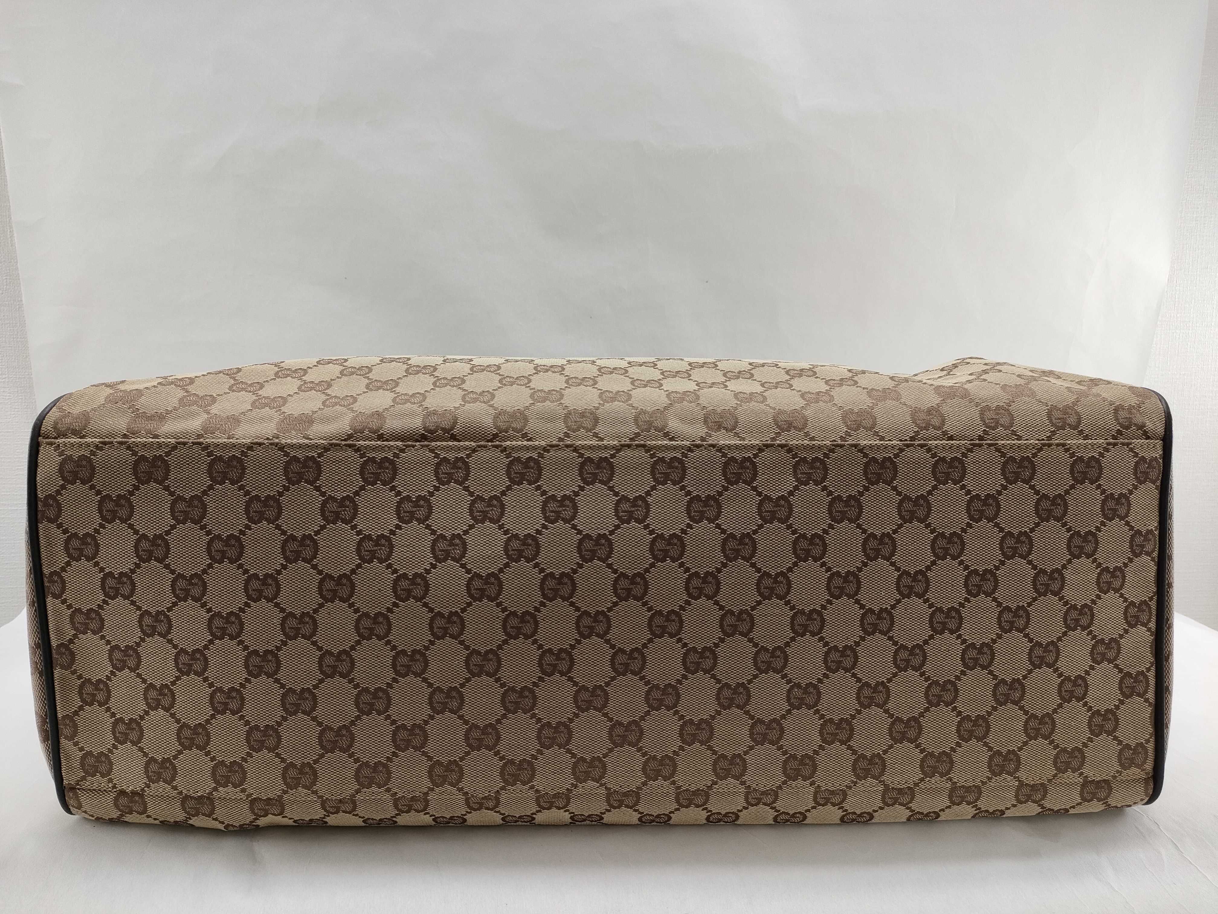 GG Canvas Gucci Handbag Boston Bag — view 8