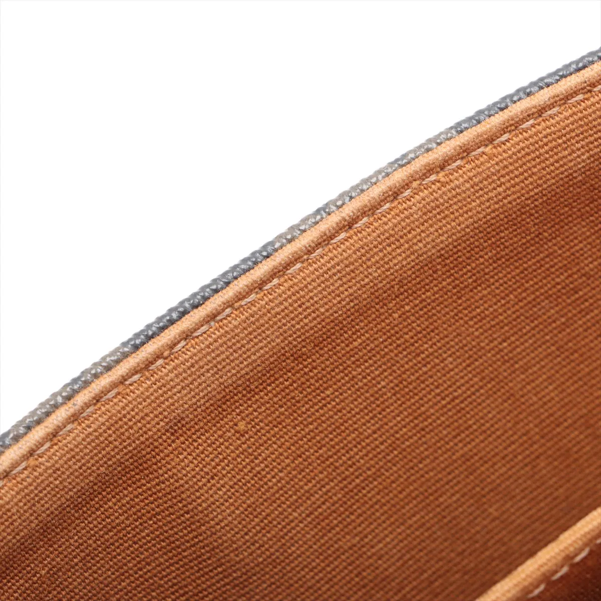 Triomphe Mini Bouzas PVC x Leather Shoulder Bag Brown — view 9