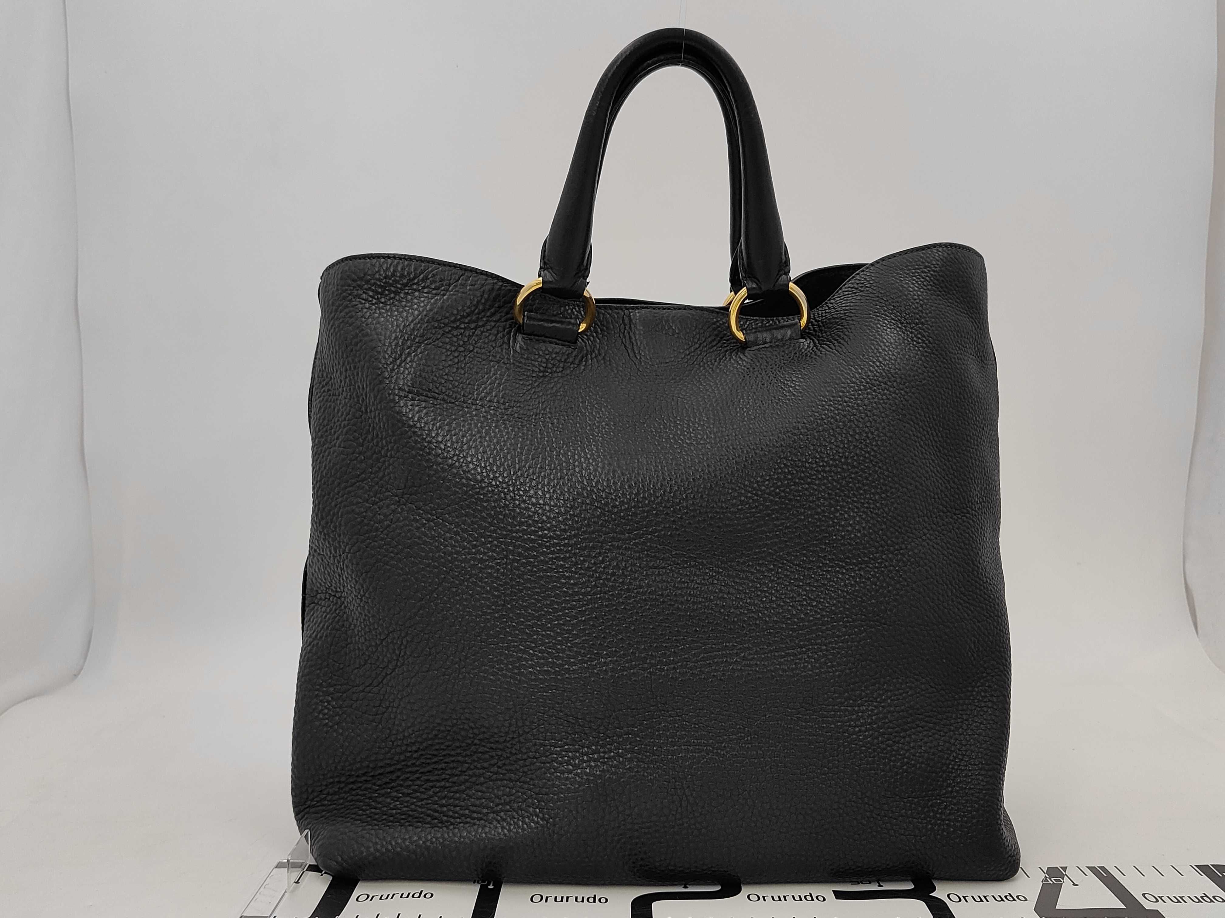 Vitello Daino Gold Hardware Miranda Kerr Bag Black Handbag — view 2