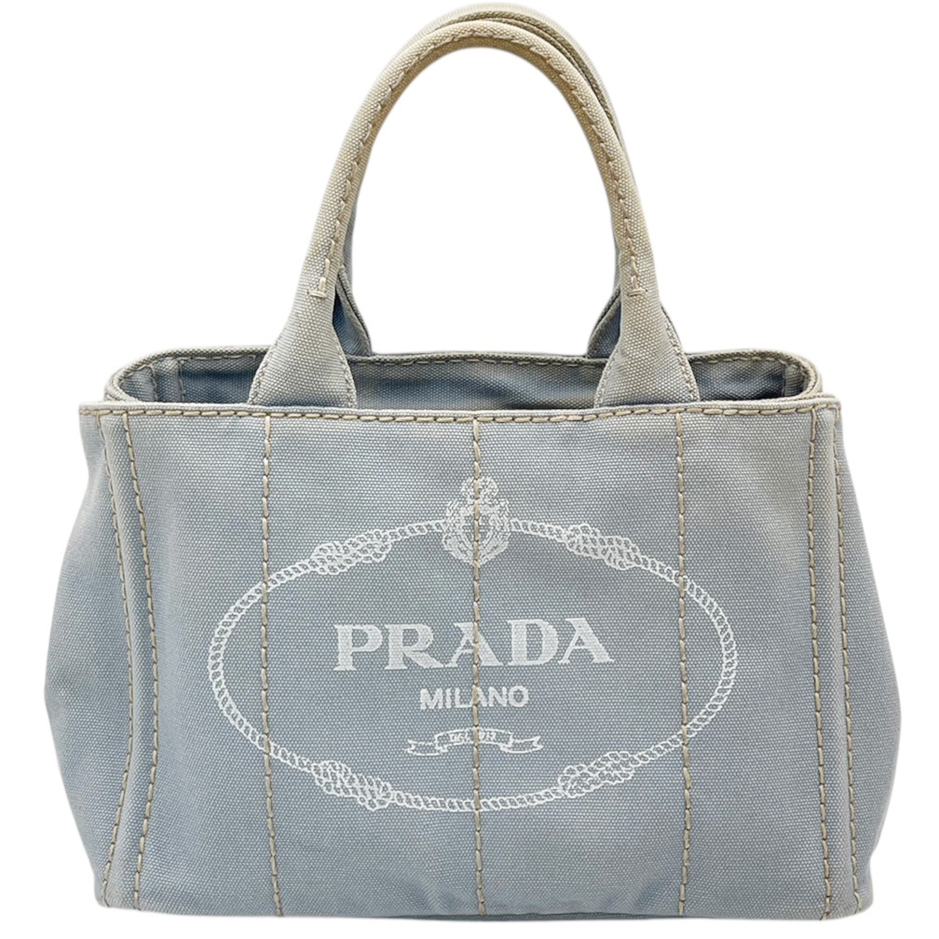 Canapa Handbag for Women, Mini Shoulder Bag/Mini Tote, 2-Way, 1BG439 Astrale, Light Blue Handbag