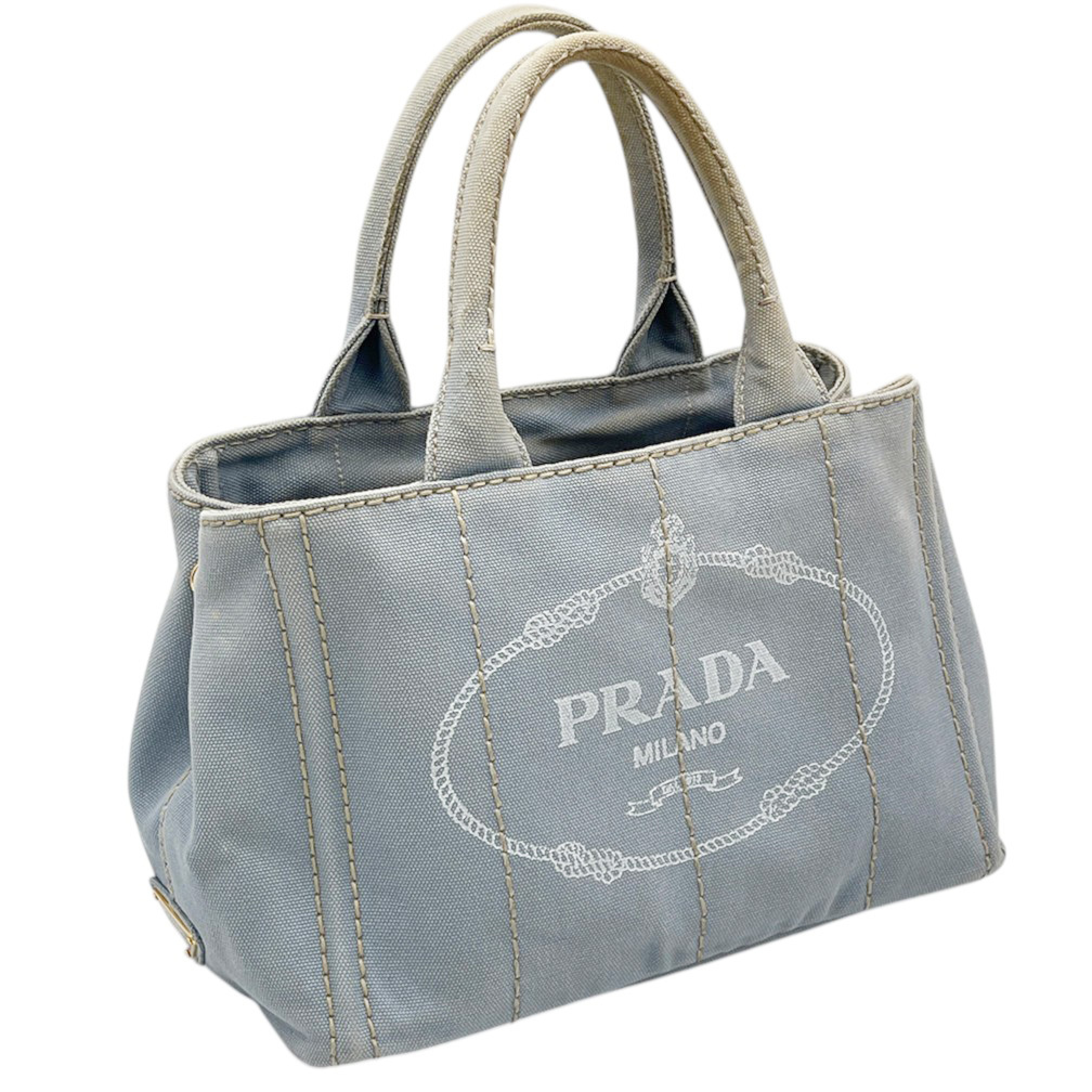 Canapa Handbag for Women, Mini Shoulder Bag/Mini Tote, 2-Way, 1BG439 Astrale, Light Blue Handbag — view 2