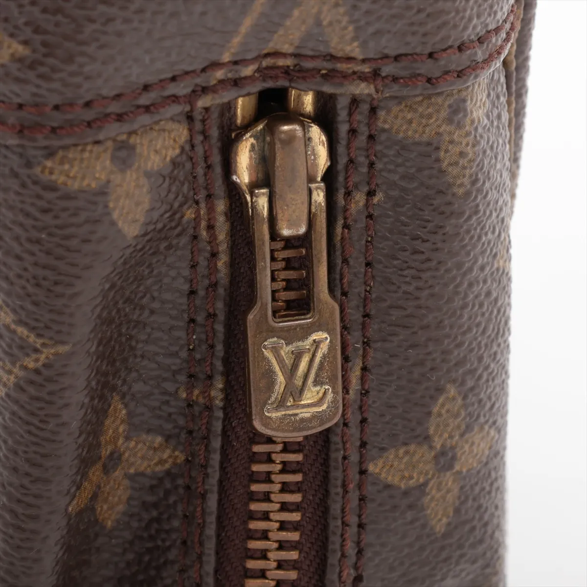 Monogram True Toilet M47522 864TH Brown Pouch — view 6
