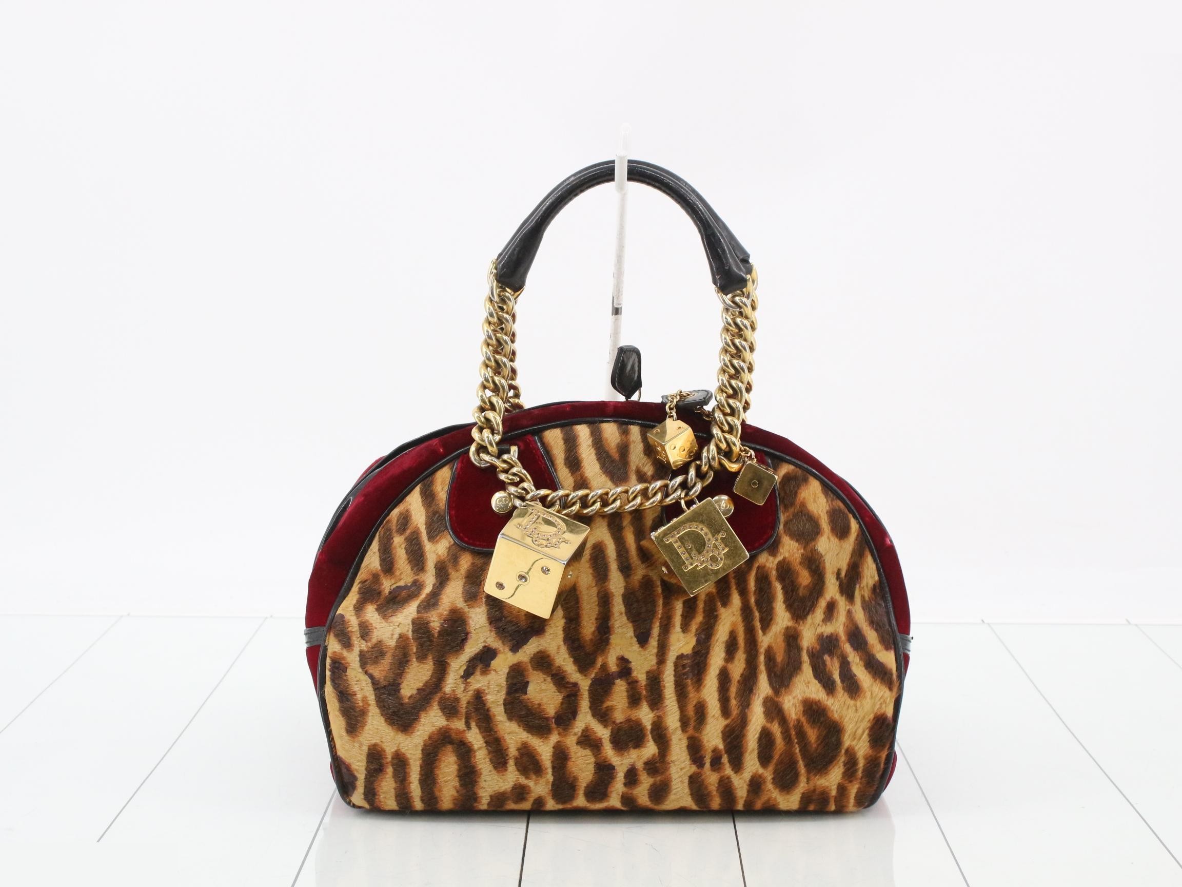 Gambler Haircalf Dice Bag/Handbag