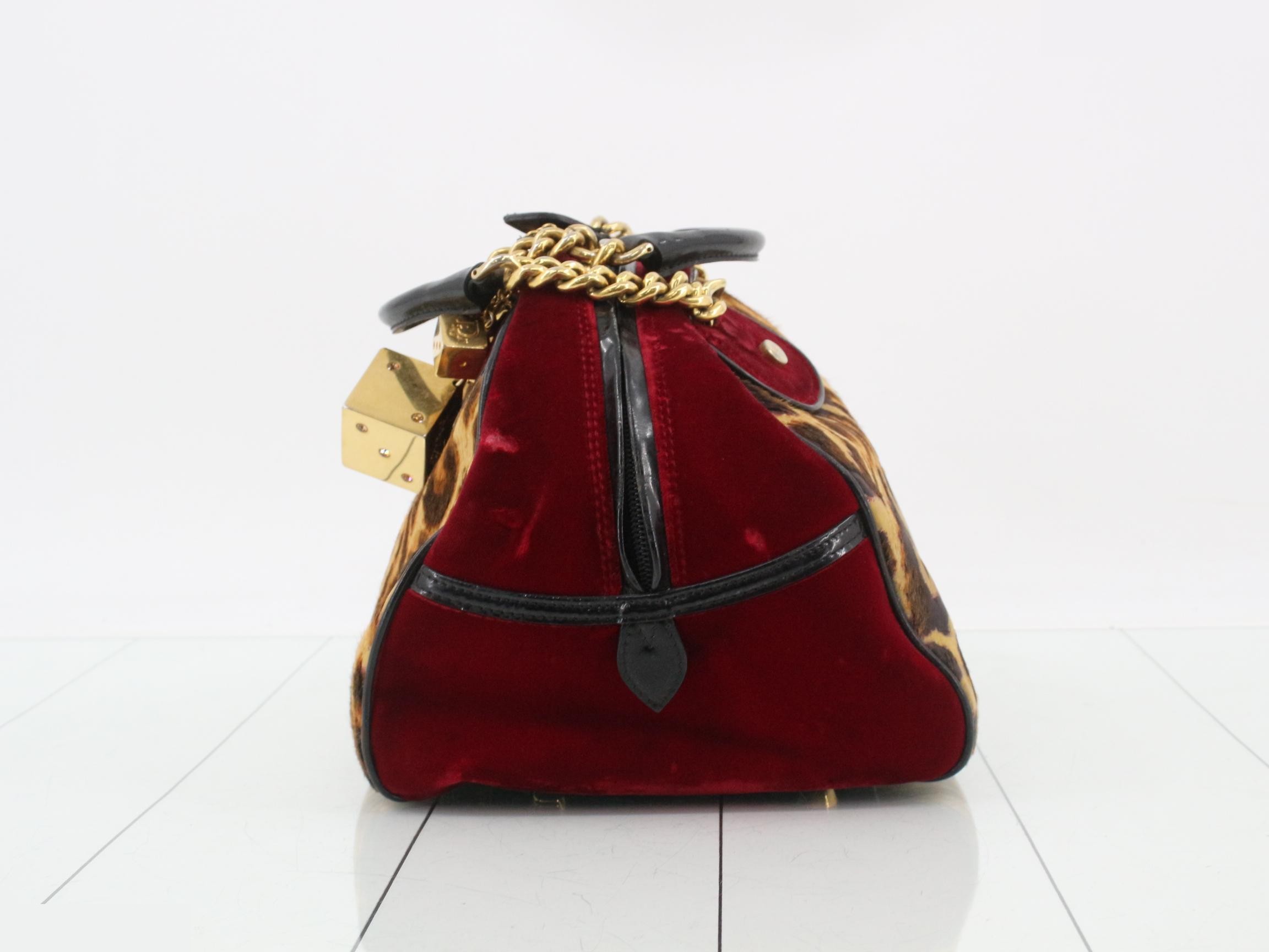 Gambler Haircalf Dice Bag/Handbag — view 3