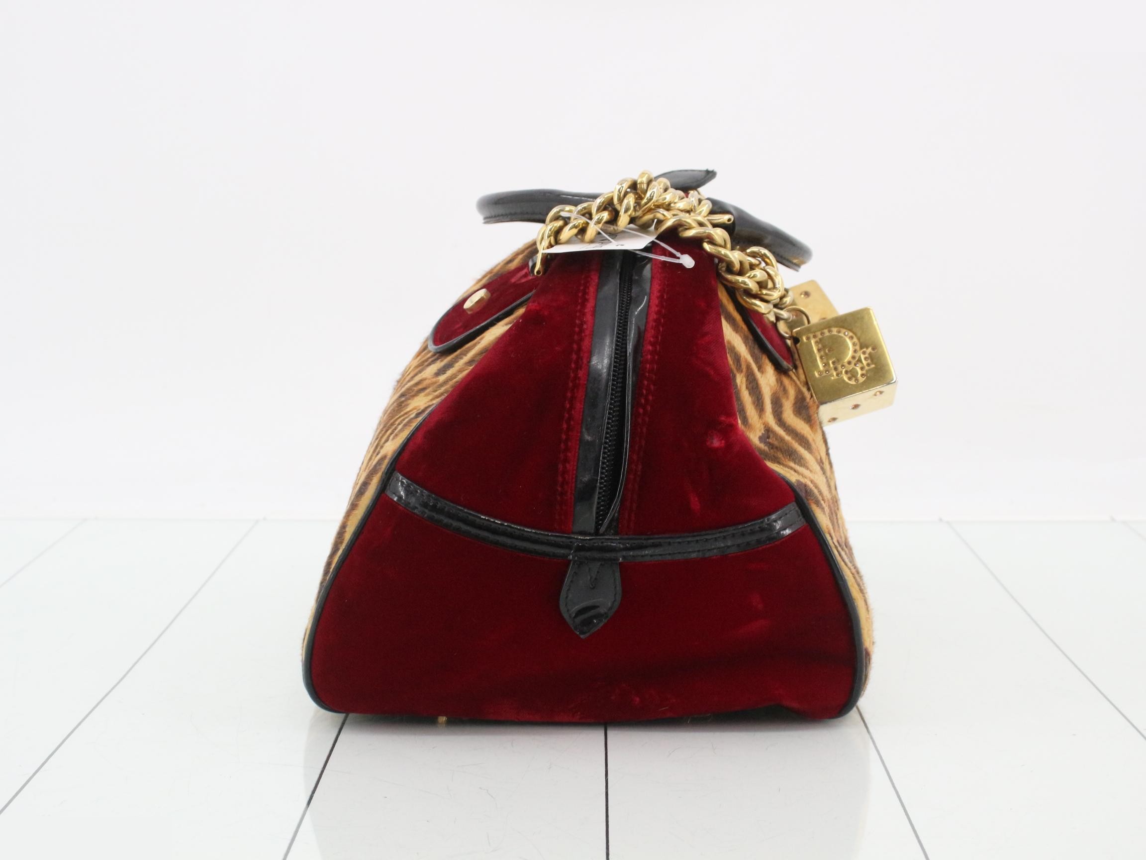 Gambler Haircalf Dice Bag/Handbag — view 4