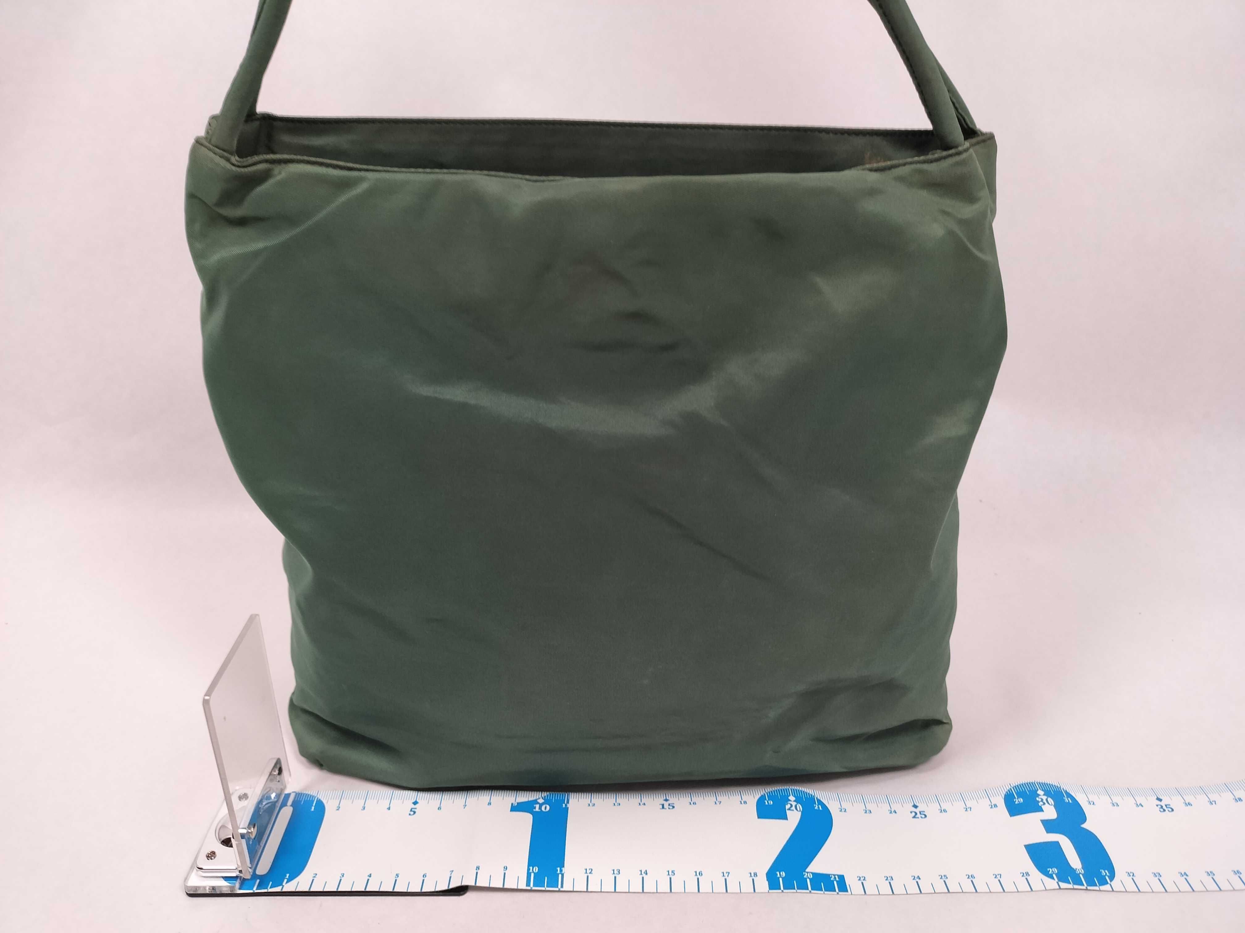 Nylon Tote Bag, Green Tote Bag — view 2