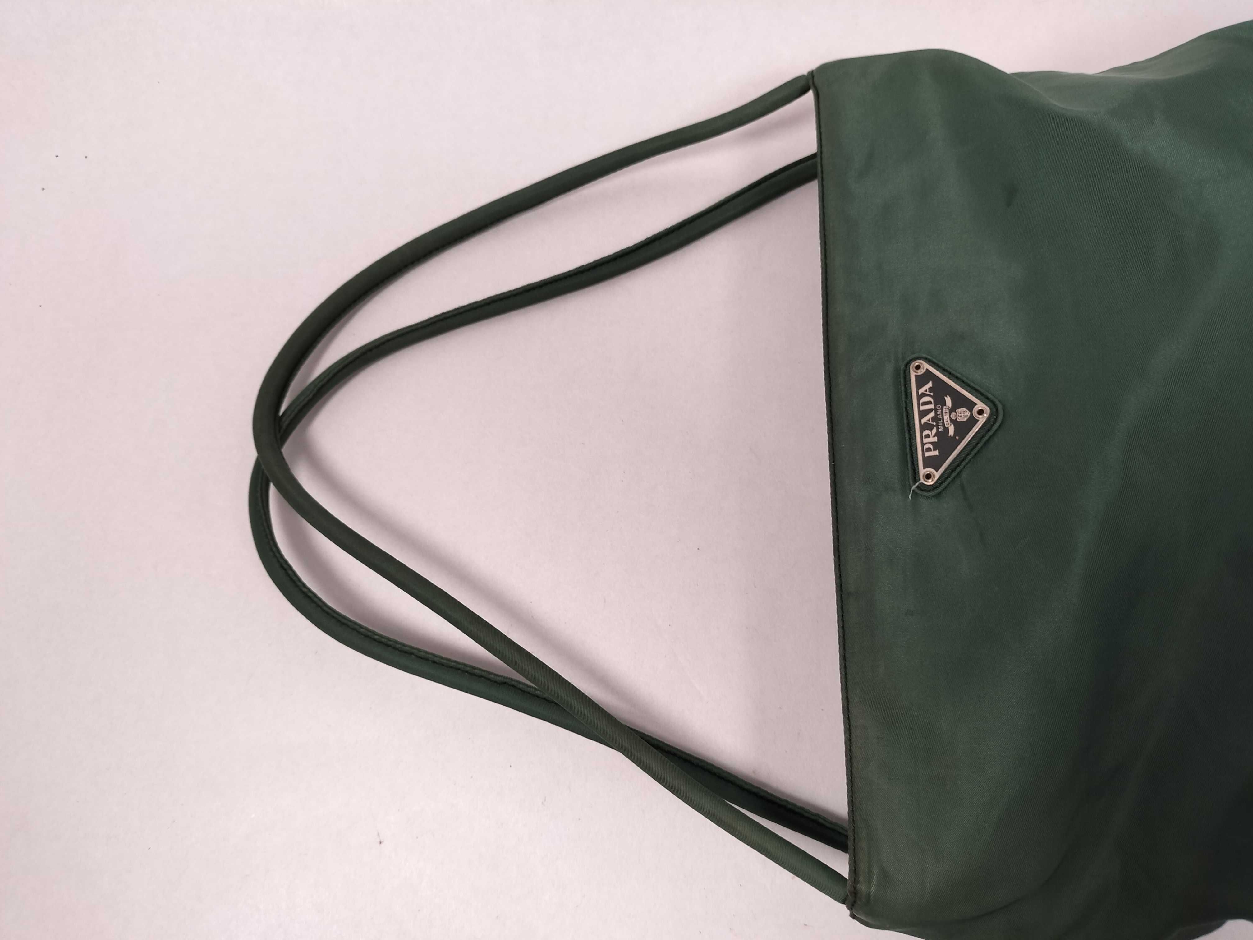 Nylon Tote Bag, Green Tote Bag — view 3