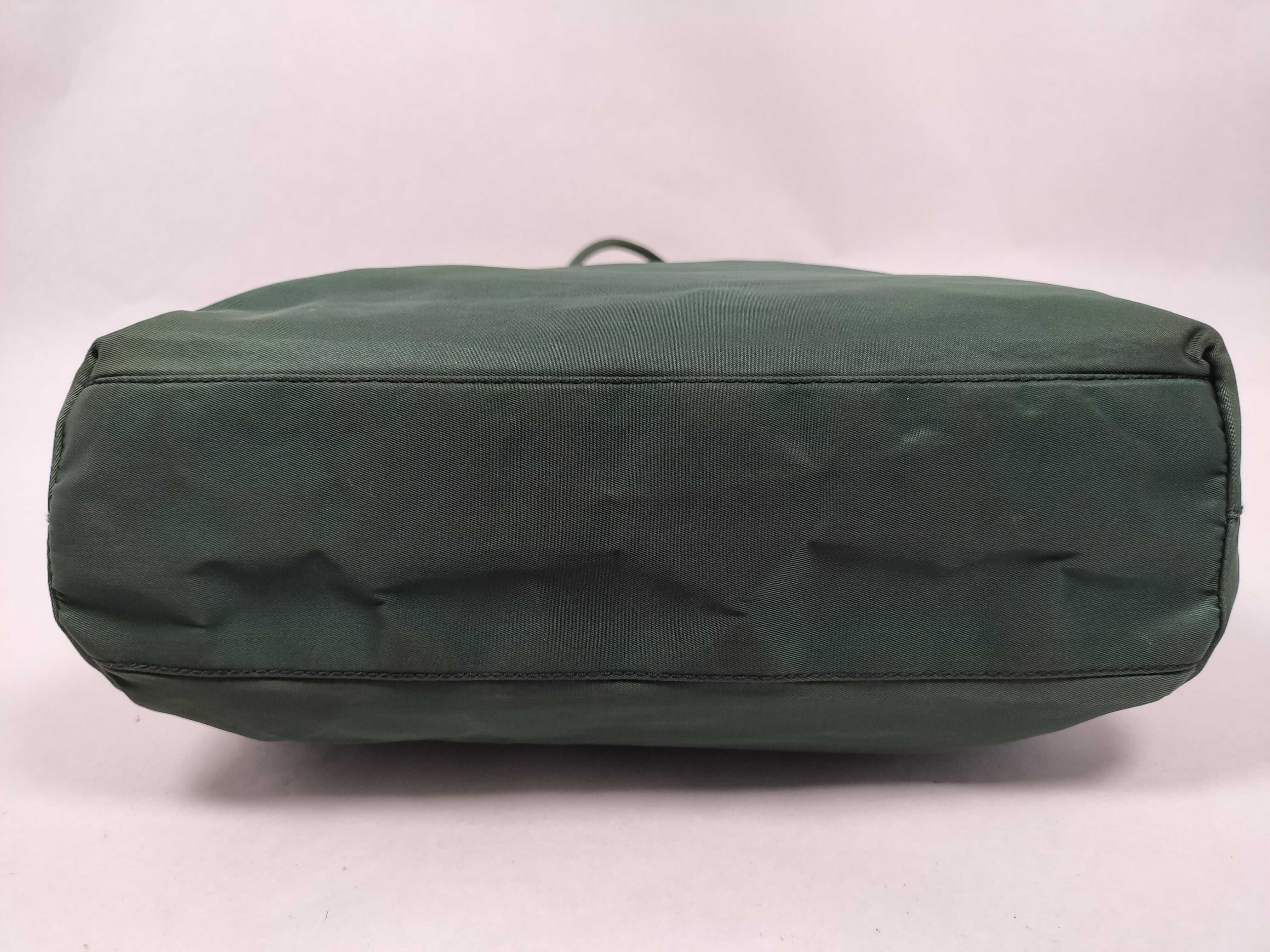 Nylon Tote Bag, Green Tote Bag — view 7