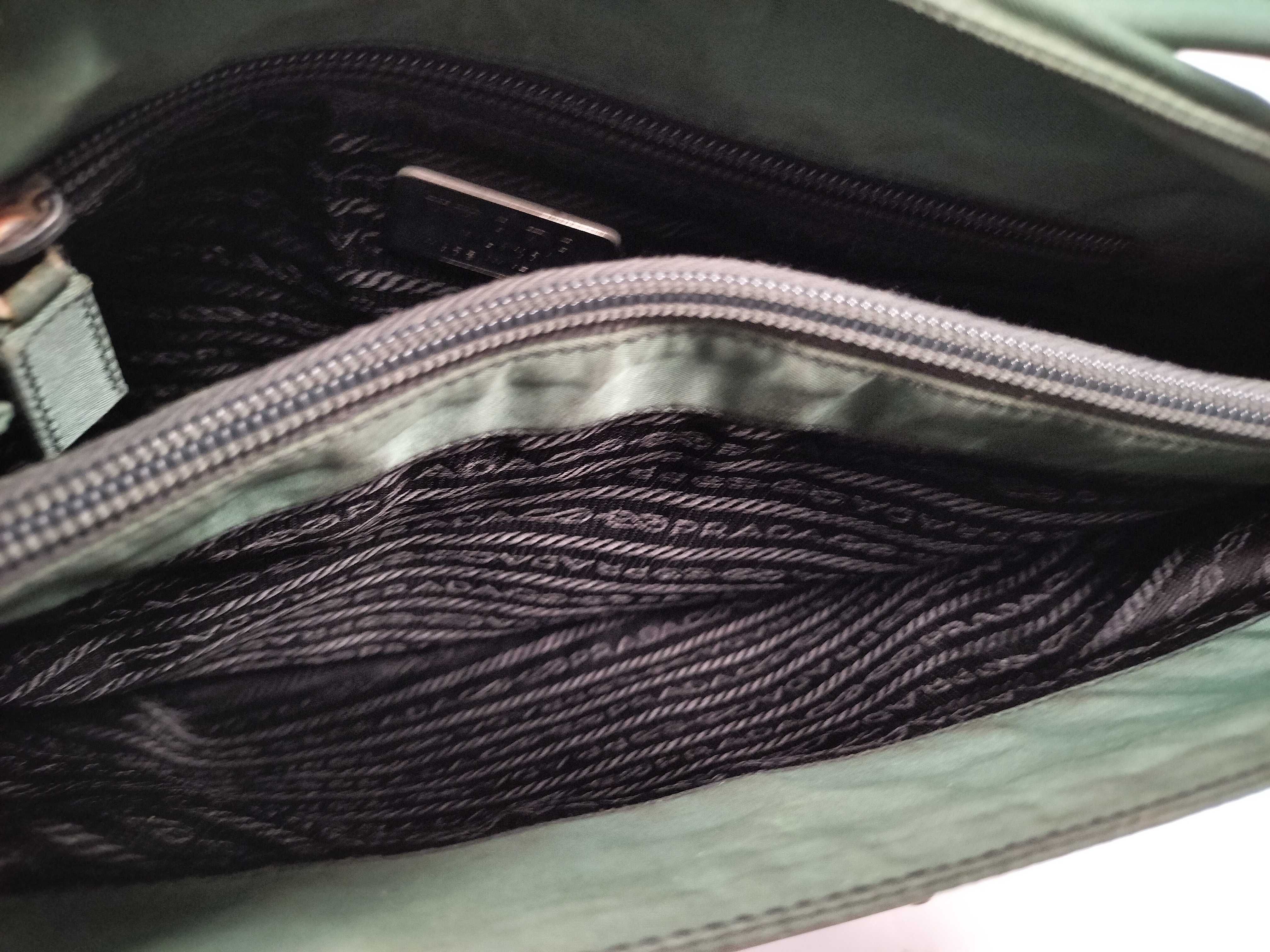 Nylon Tote Bag, Green Tote Bag — view 9
