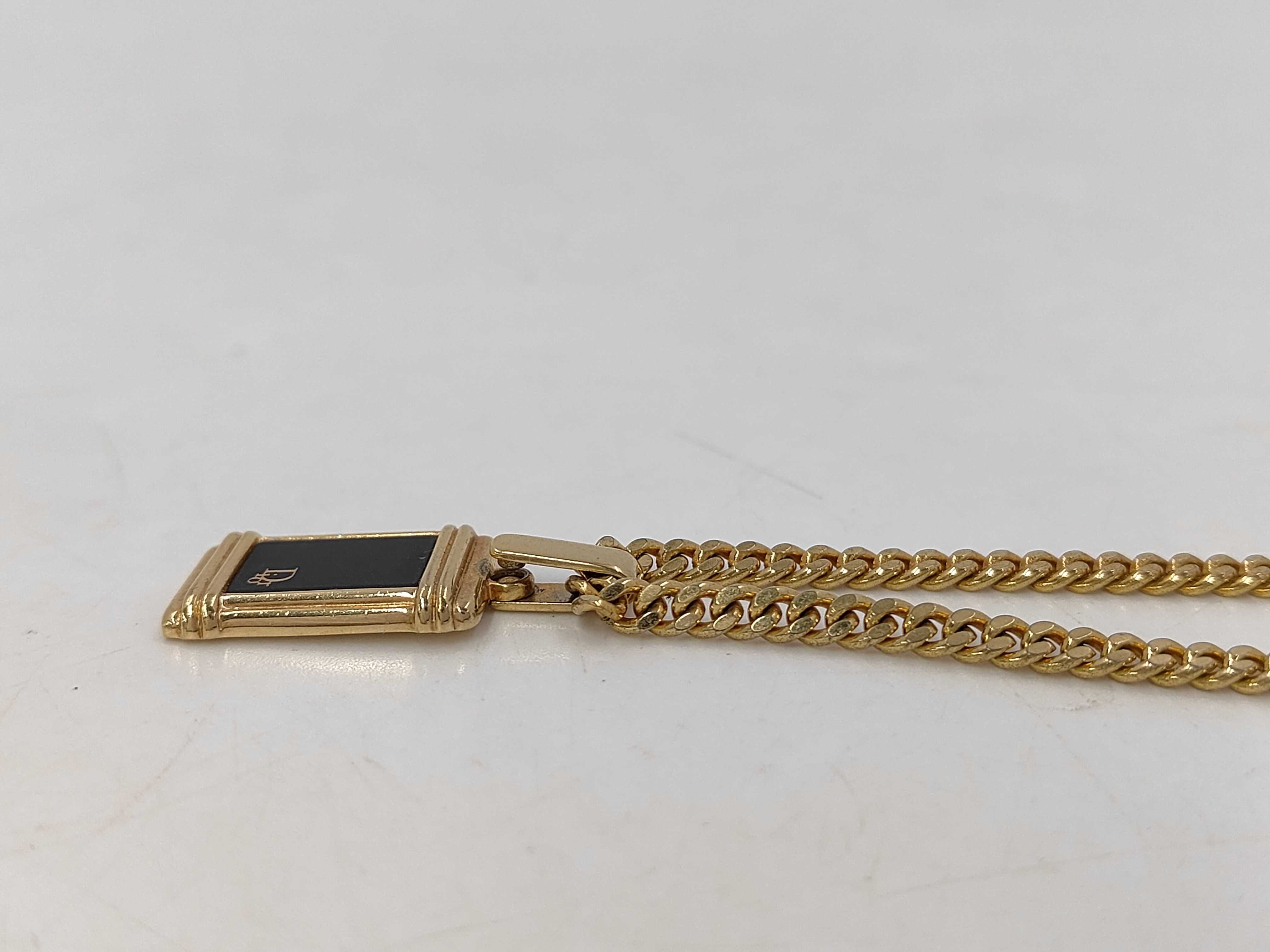Plate Black x Gold NC Necklace — view 4