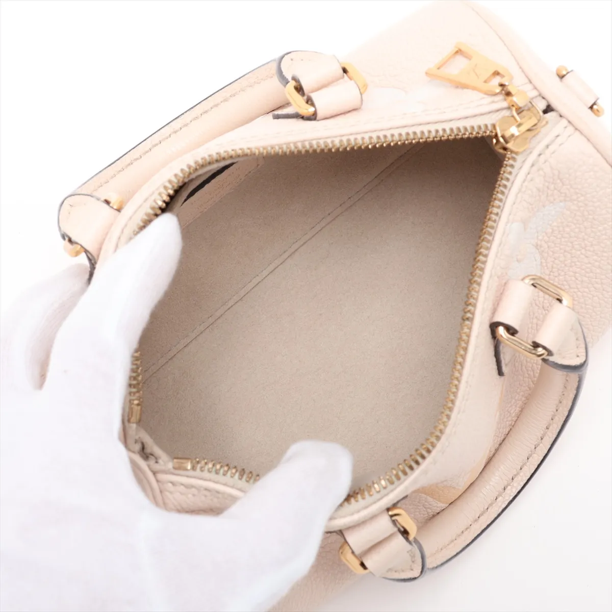 Monogram Empreinte Papillon BB M45708 Beige — view 8
