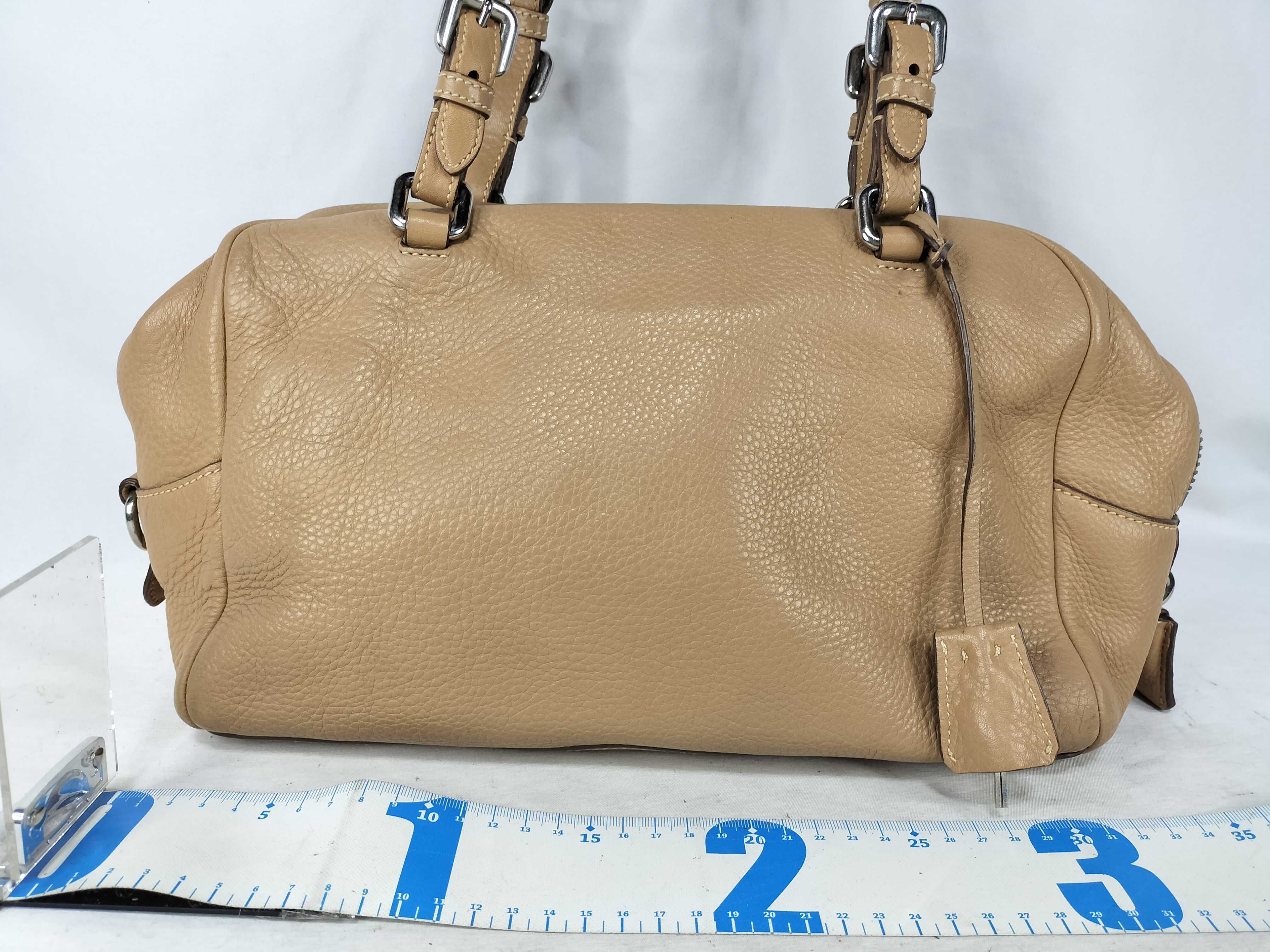 handbag, logo jacquard leather handbag — view 2