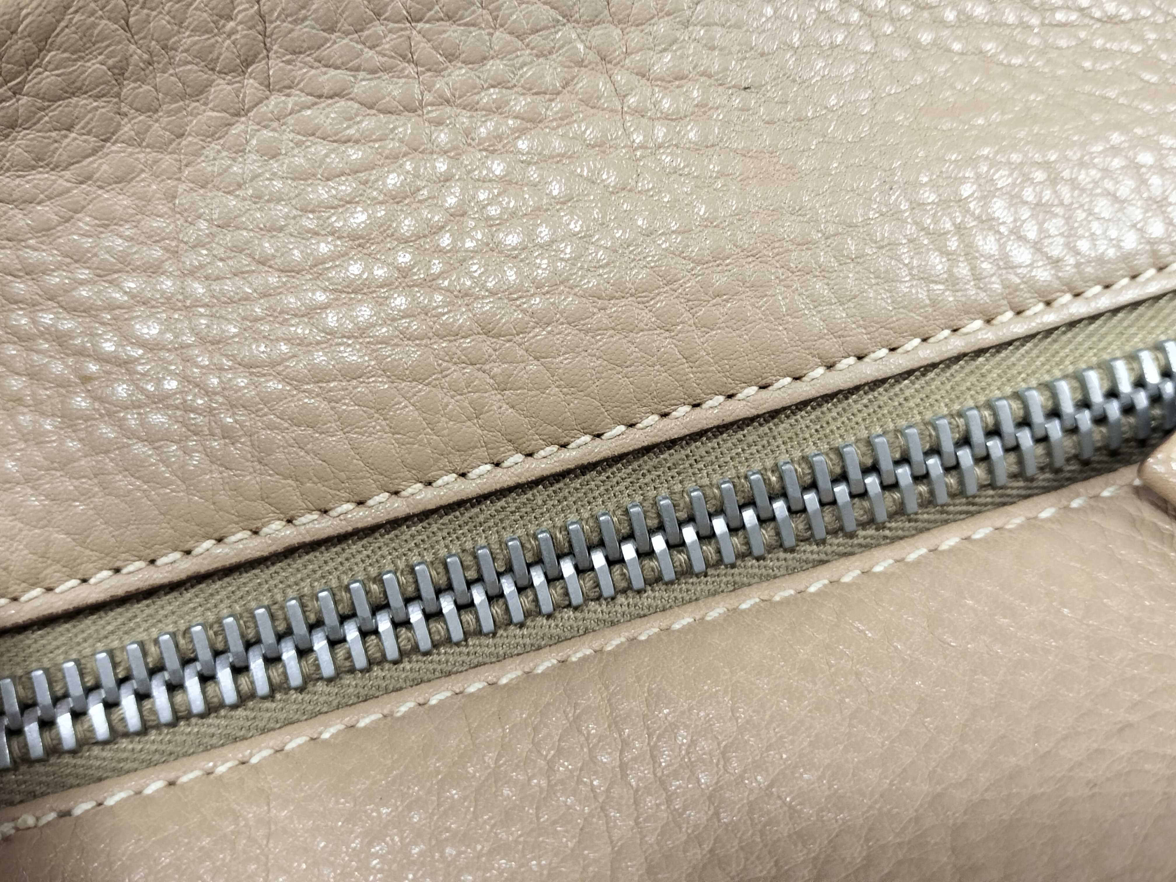 handbag, logo jacquard leather handbag — view 6