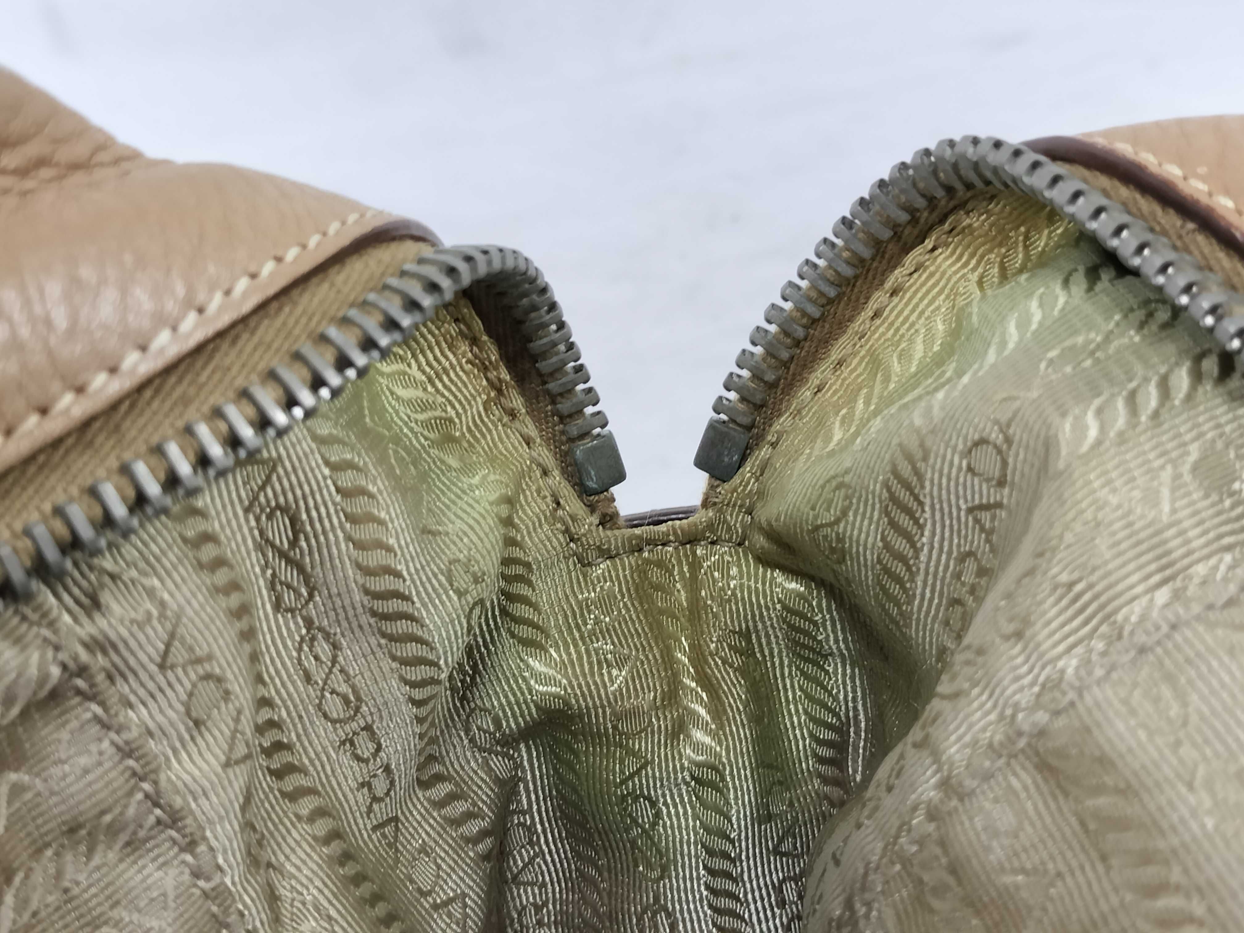 handbag, logo jacquard leather handbag — view 9