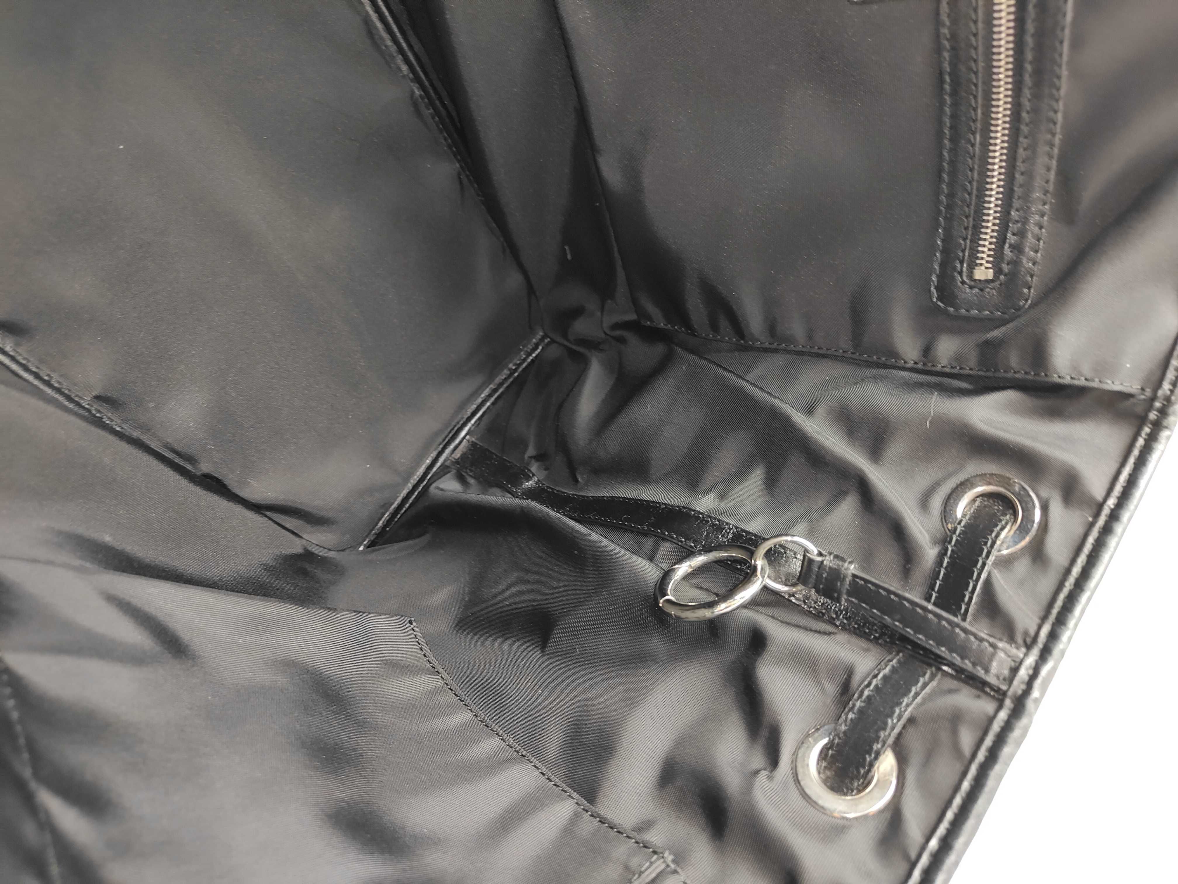 Christian Tote Bag, Handle Bag, Panarea Cannage Leather, Black, Quilted, Vintage Archive, Y2k Tote Bag — view 13