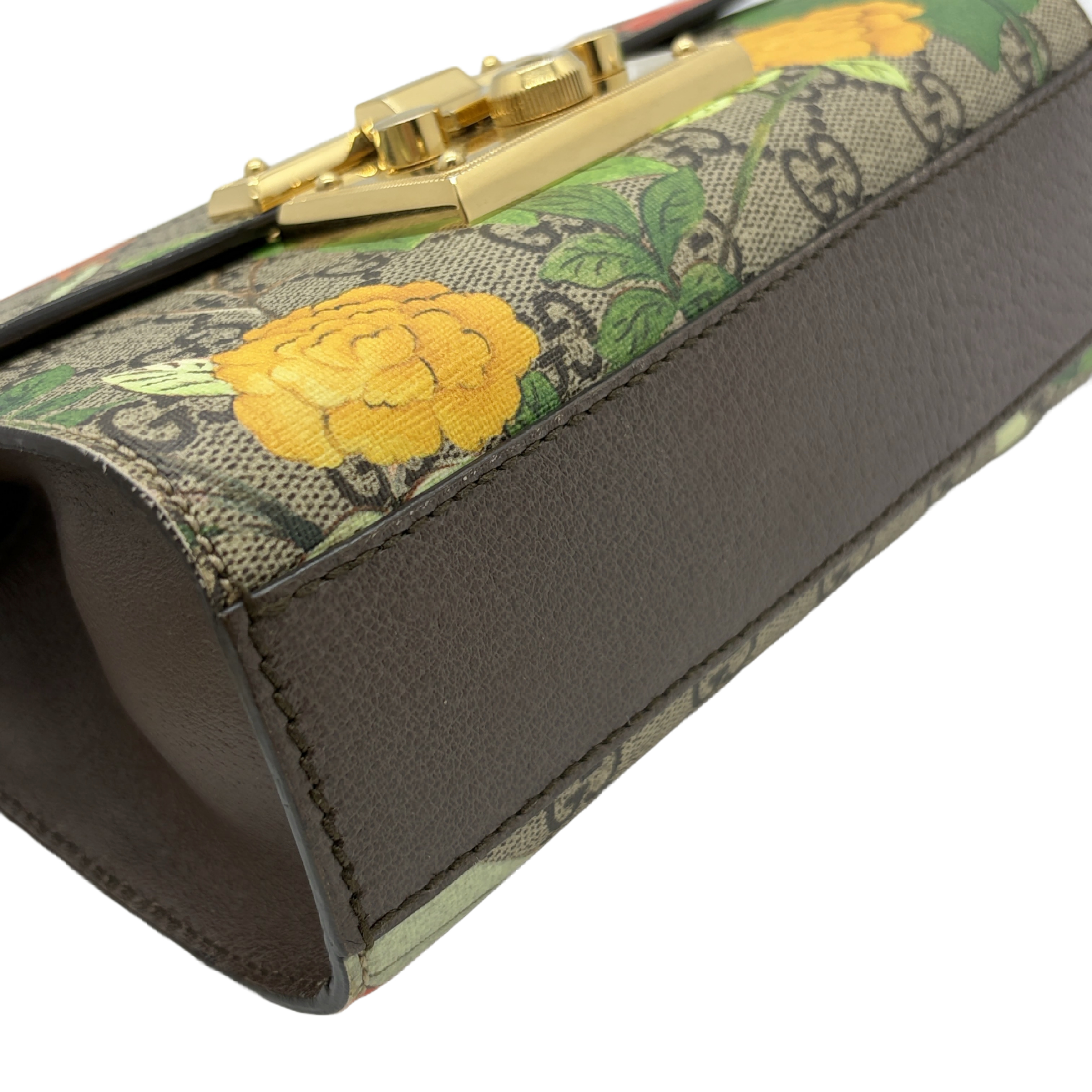 Padlock GG Blooms Shoulder Bag — view 4