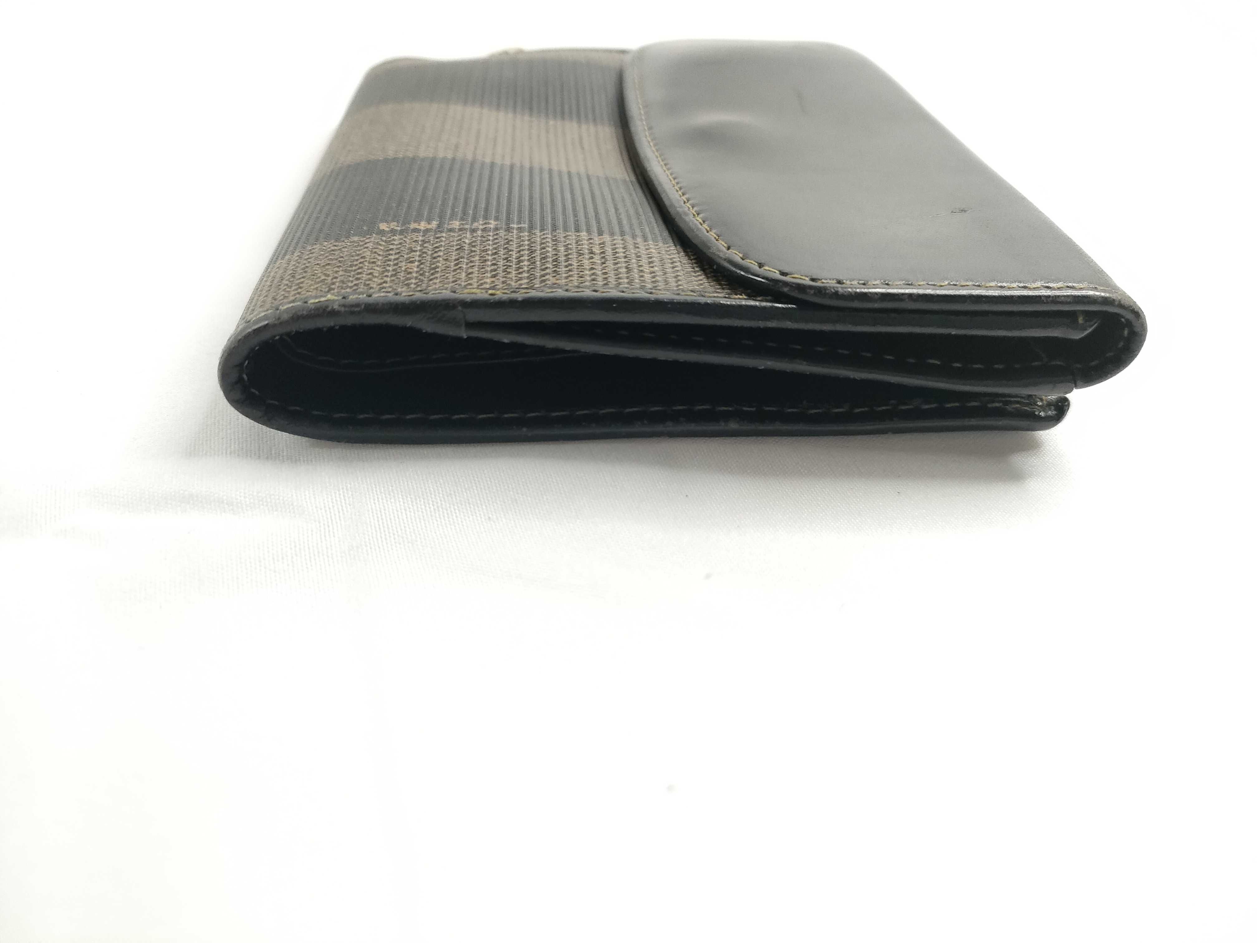 Pecan Pattern Fendi Bi-fold Wallet Pecan Stripe Wallet — view 7