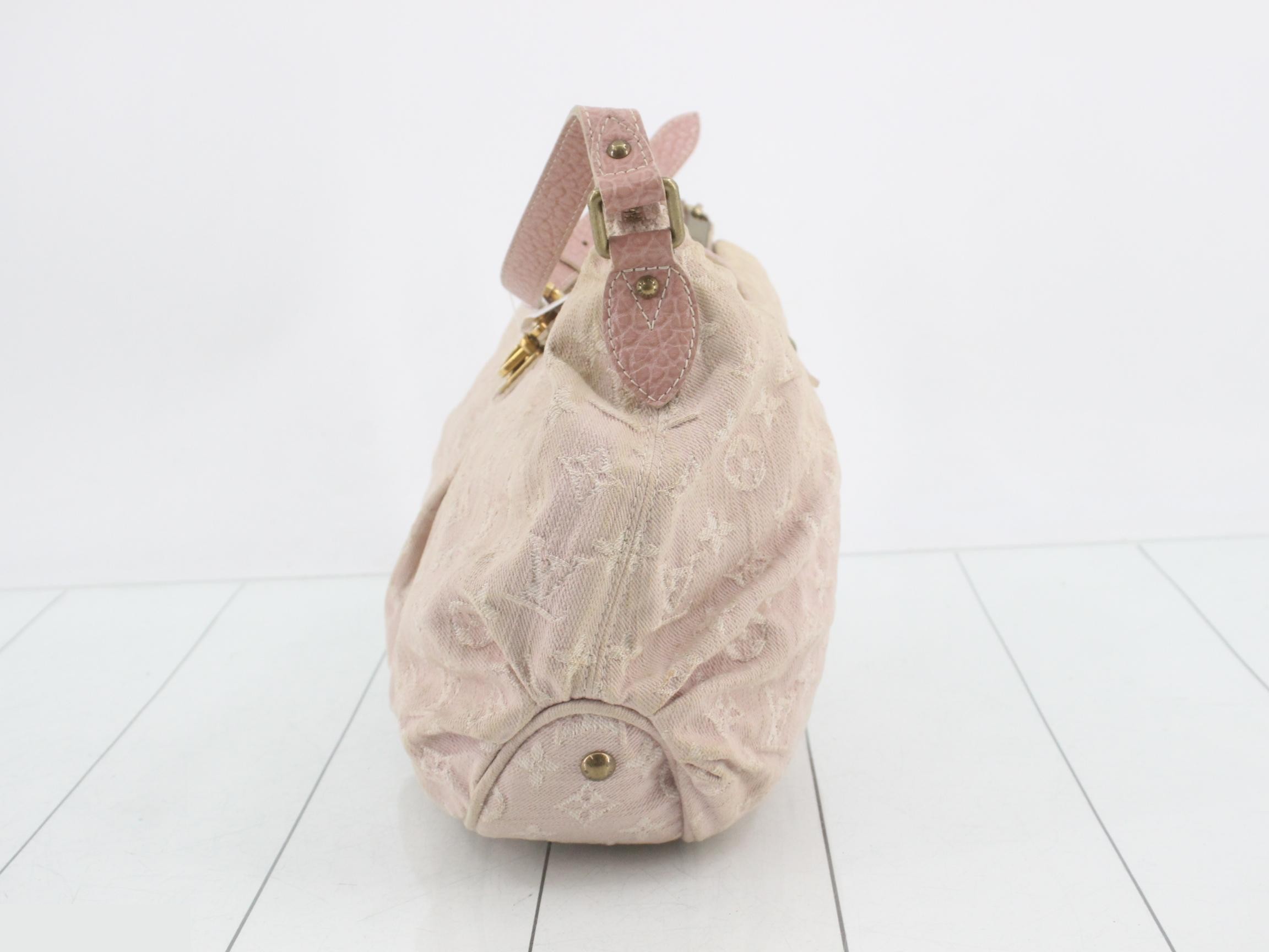 Monogram Denim Slightly Shoulder Bag — view 3