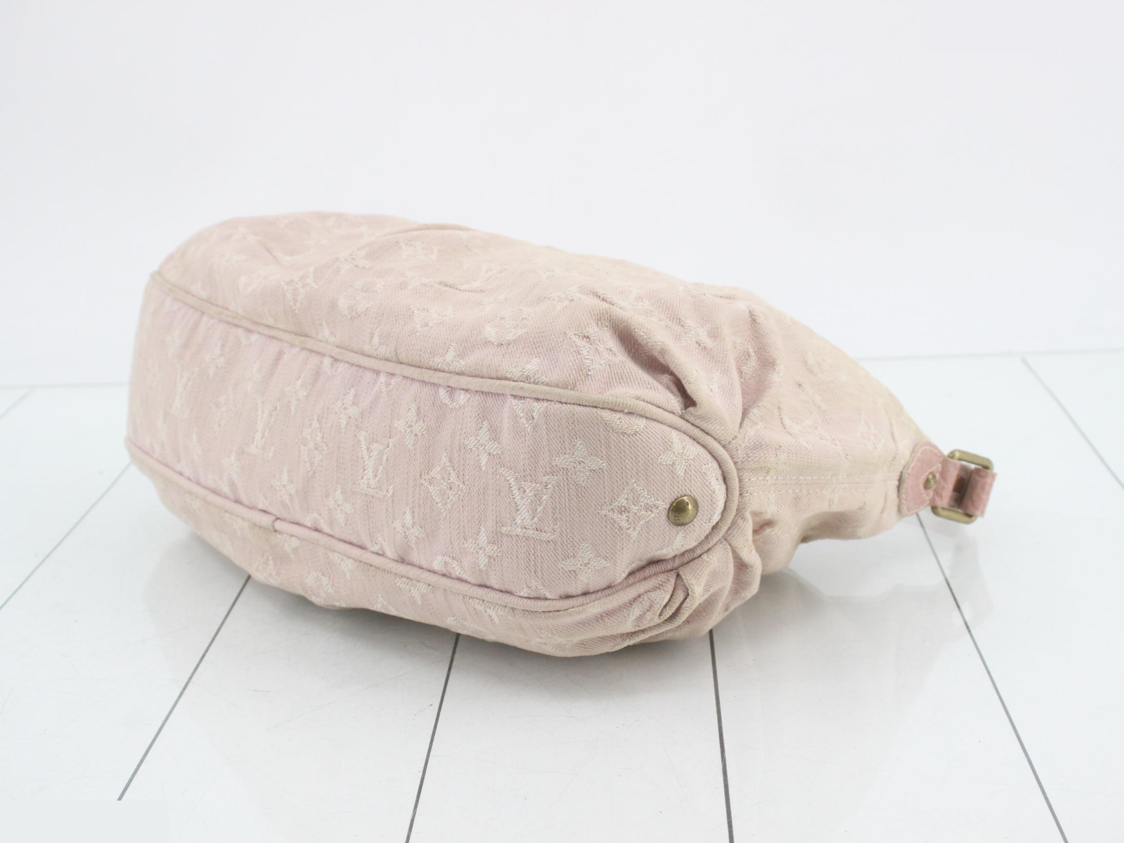 Monogram Denim Slightly Shoulder Bag — view 6