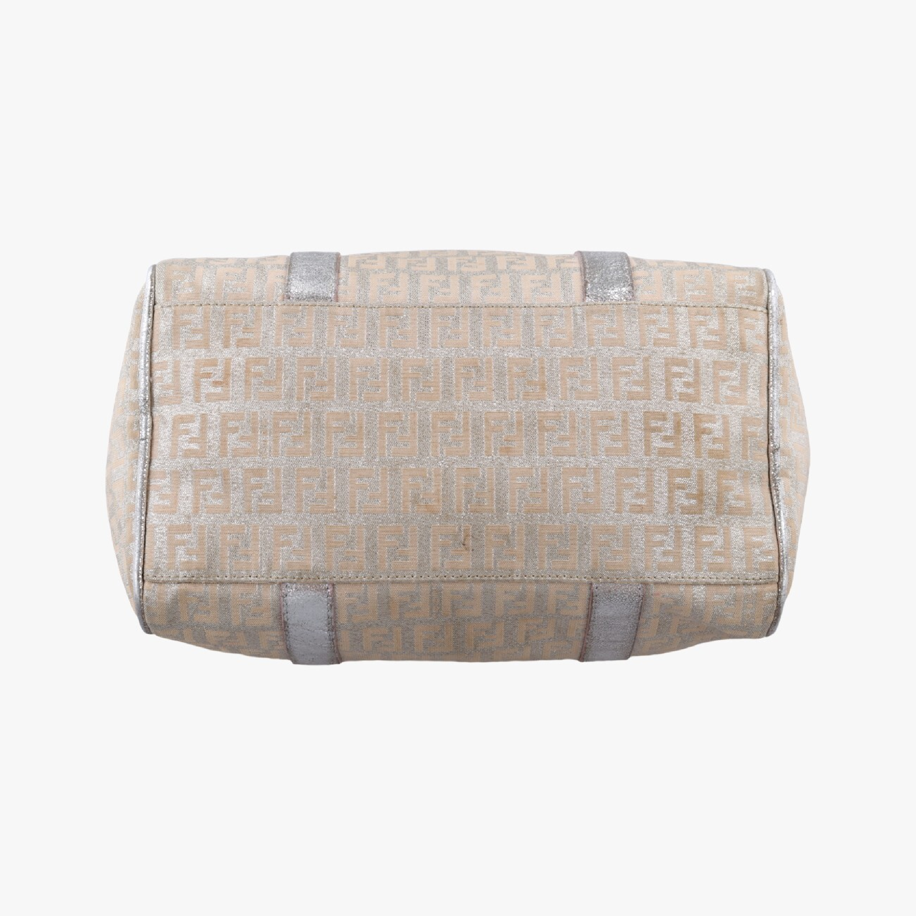 Sequin Yellow Gradient Silver Canvas Handbag 8BL068 (Serial Number Unknown) — view 3