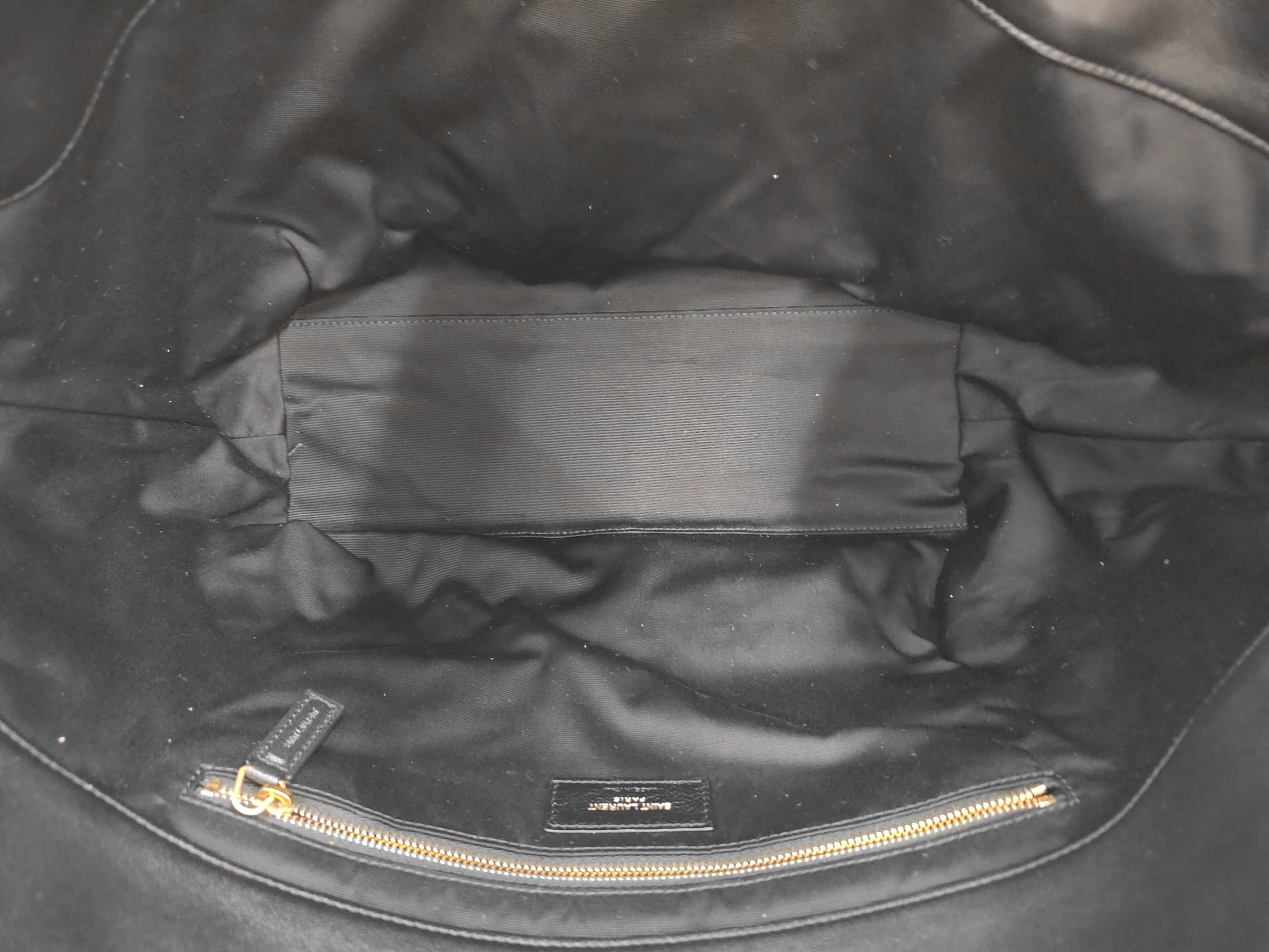 Black Quilted Large Parent-Child Tote Bag — view 8
