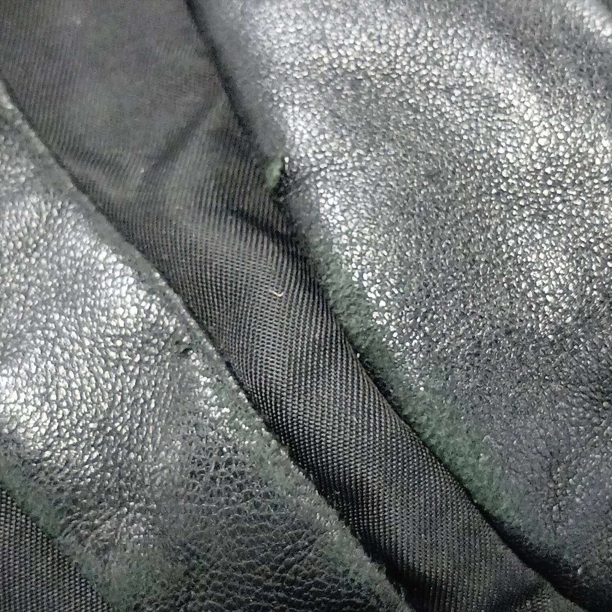 Leather x Nylon Tote Bag, Black — view 11