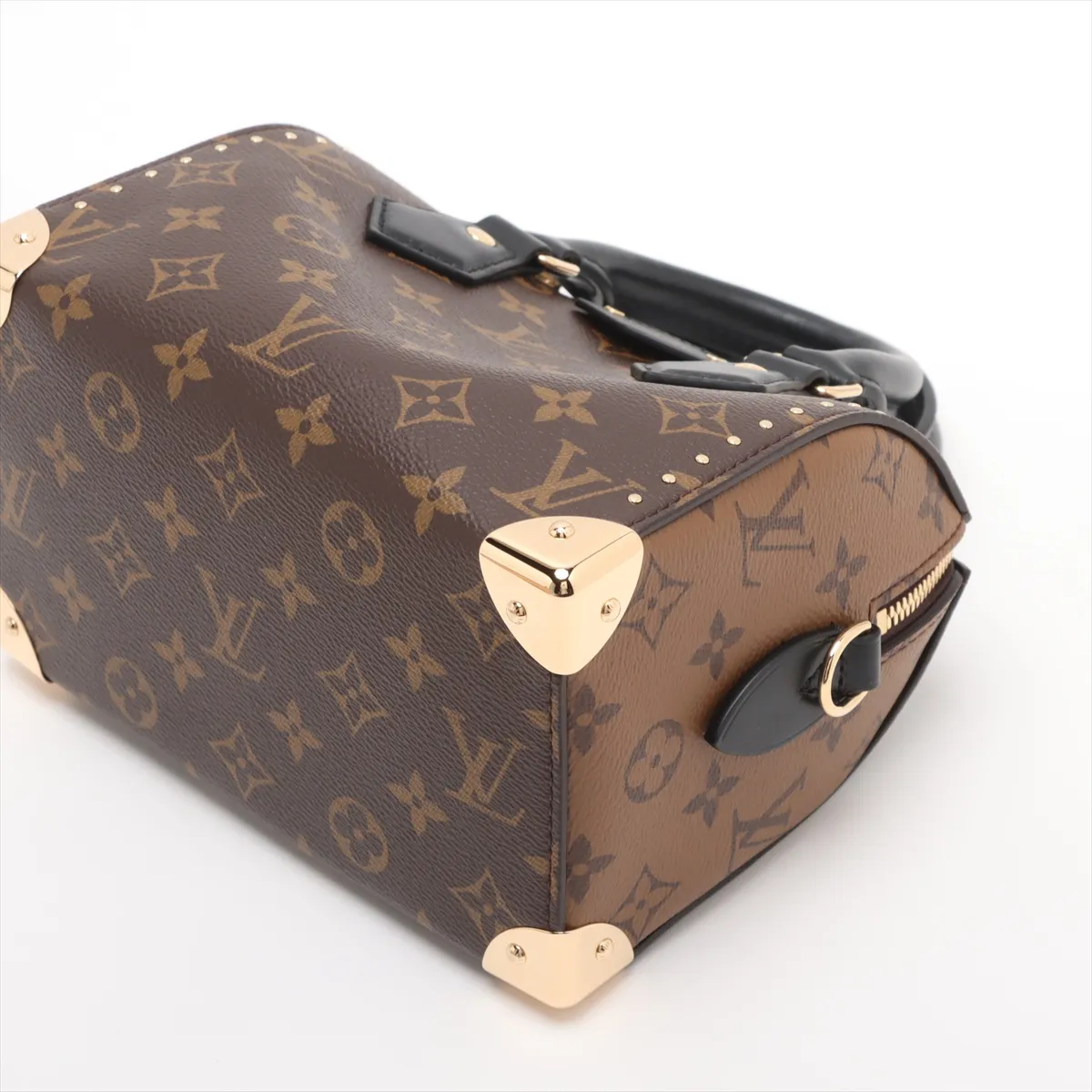 Monogram Reverse Speedy Trunk 20 M13146 Brown RFID reaction available — view 3
