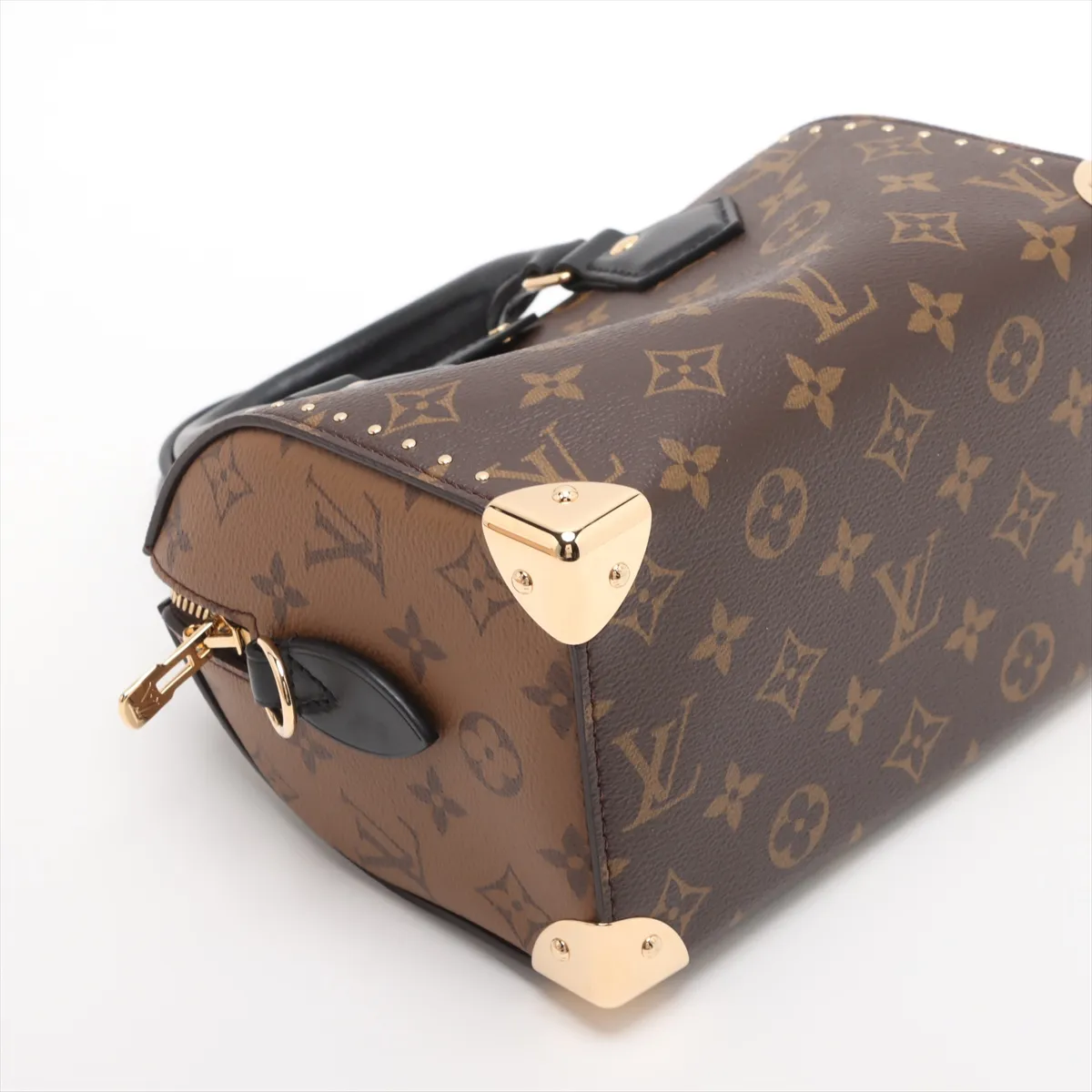 Monogram Reverse Speedy Trunk 20 M13146 Brown RFID reaction available — view 4