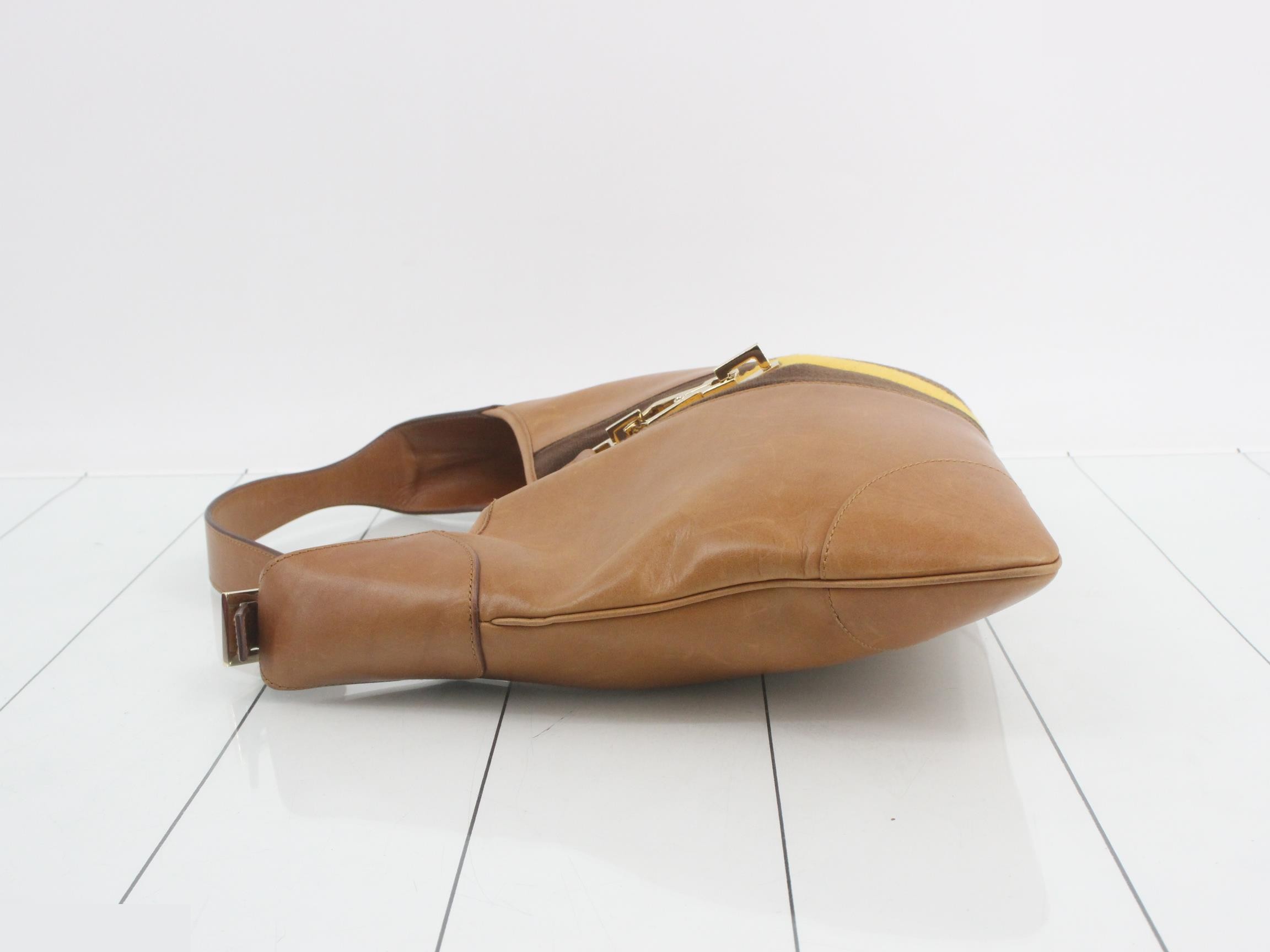 One-shoulder bag, leather, brown — view 4