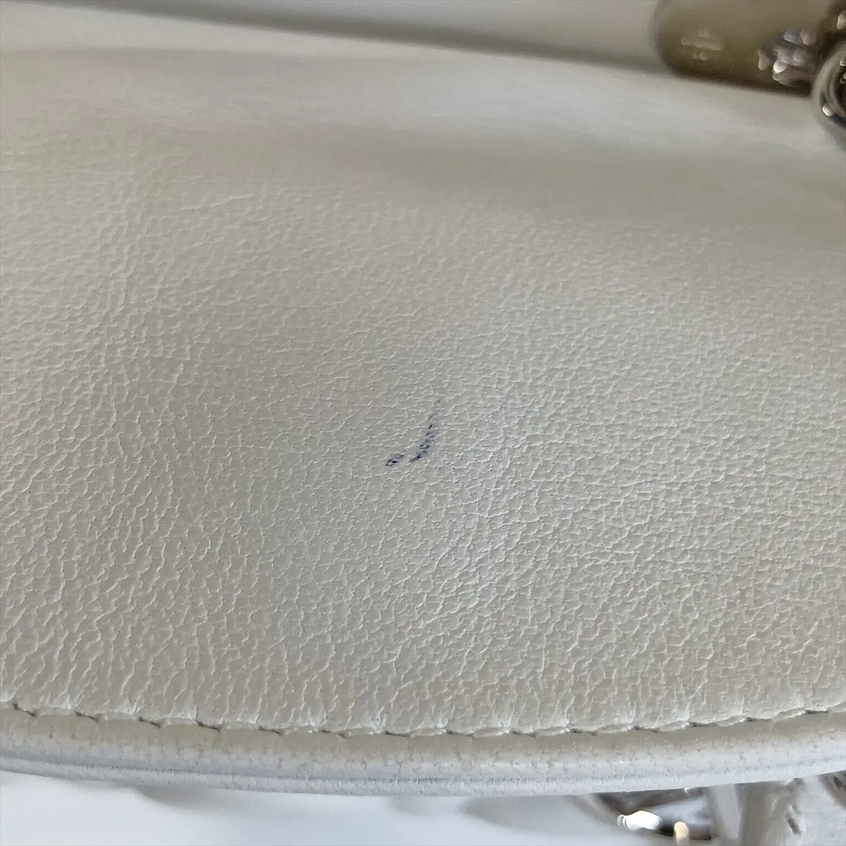Cannage Lady Dior Mini Leather 2-Way Handbag, White — view 12