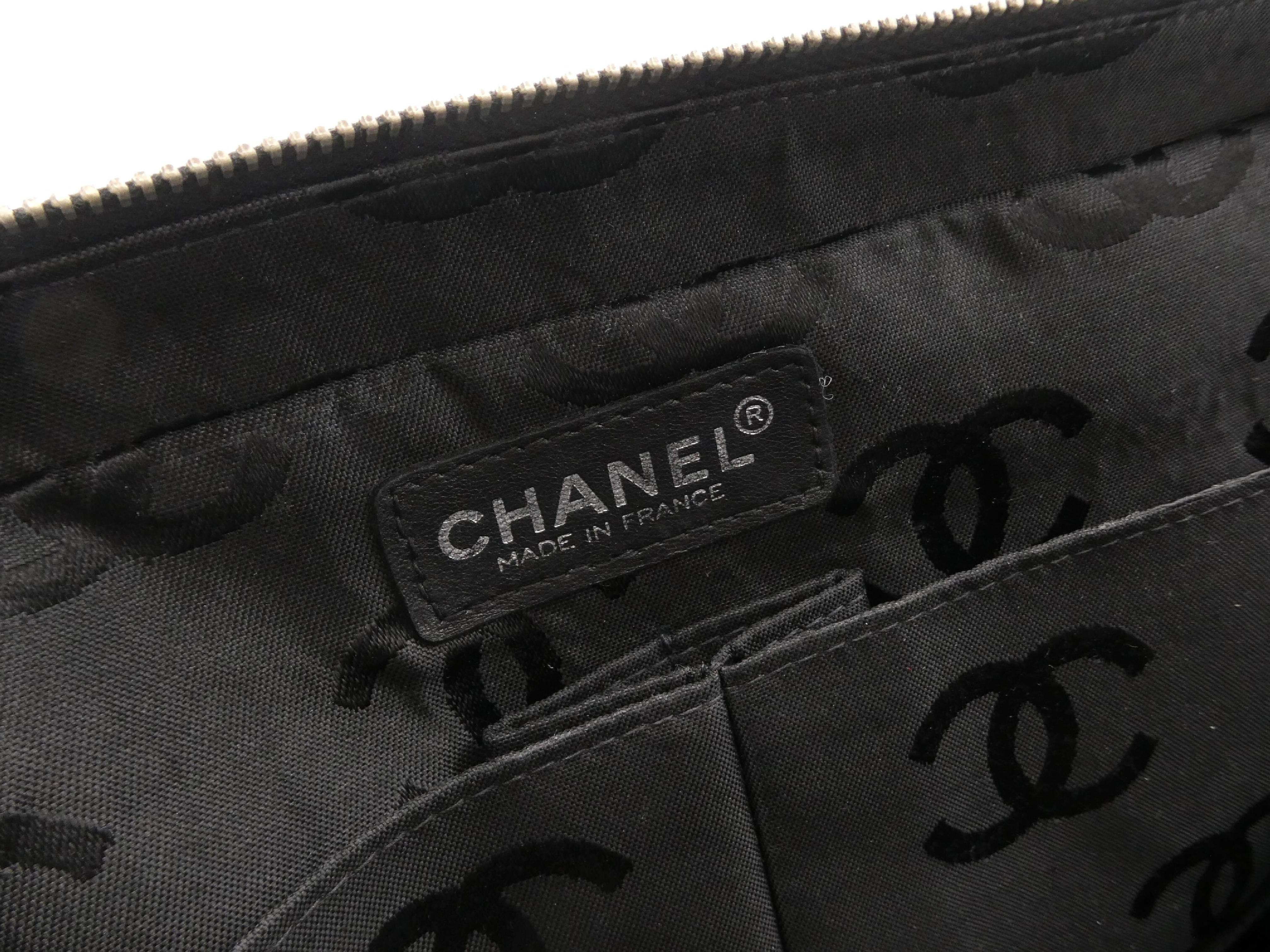 Chocolate Bar Coco Mark Nylon Double Chain Shoulder Bag — view 8
