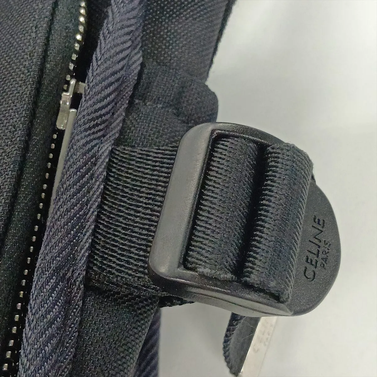 Small Trekking Messenger Nylon Shoulder Bag, Black — view 9