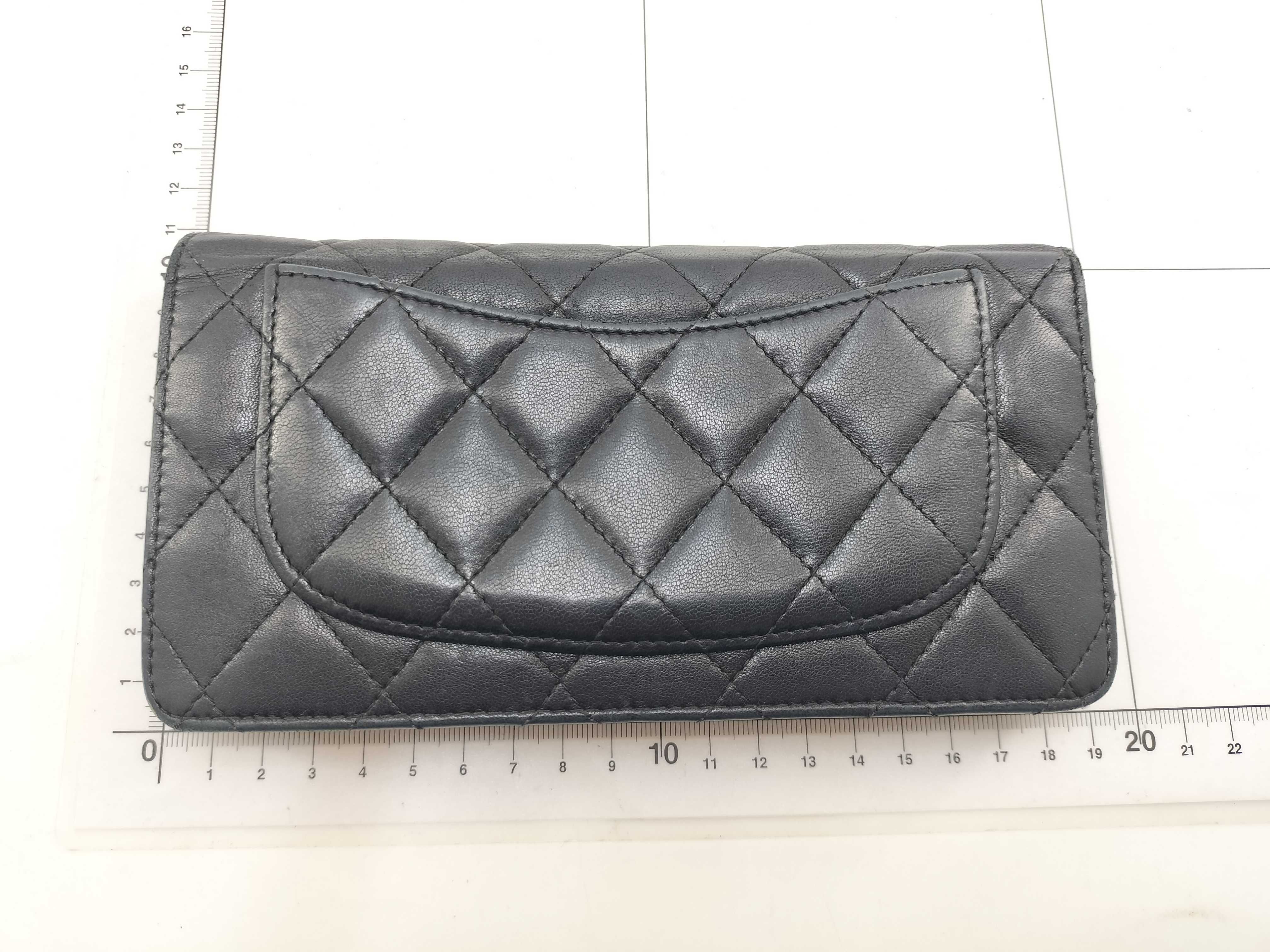 Lambskin Matelassé Long Wallet — view 2