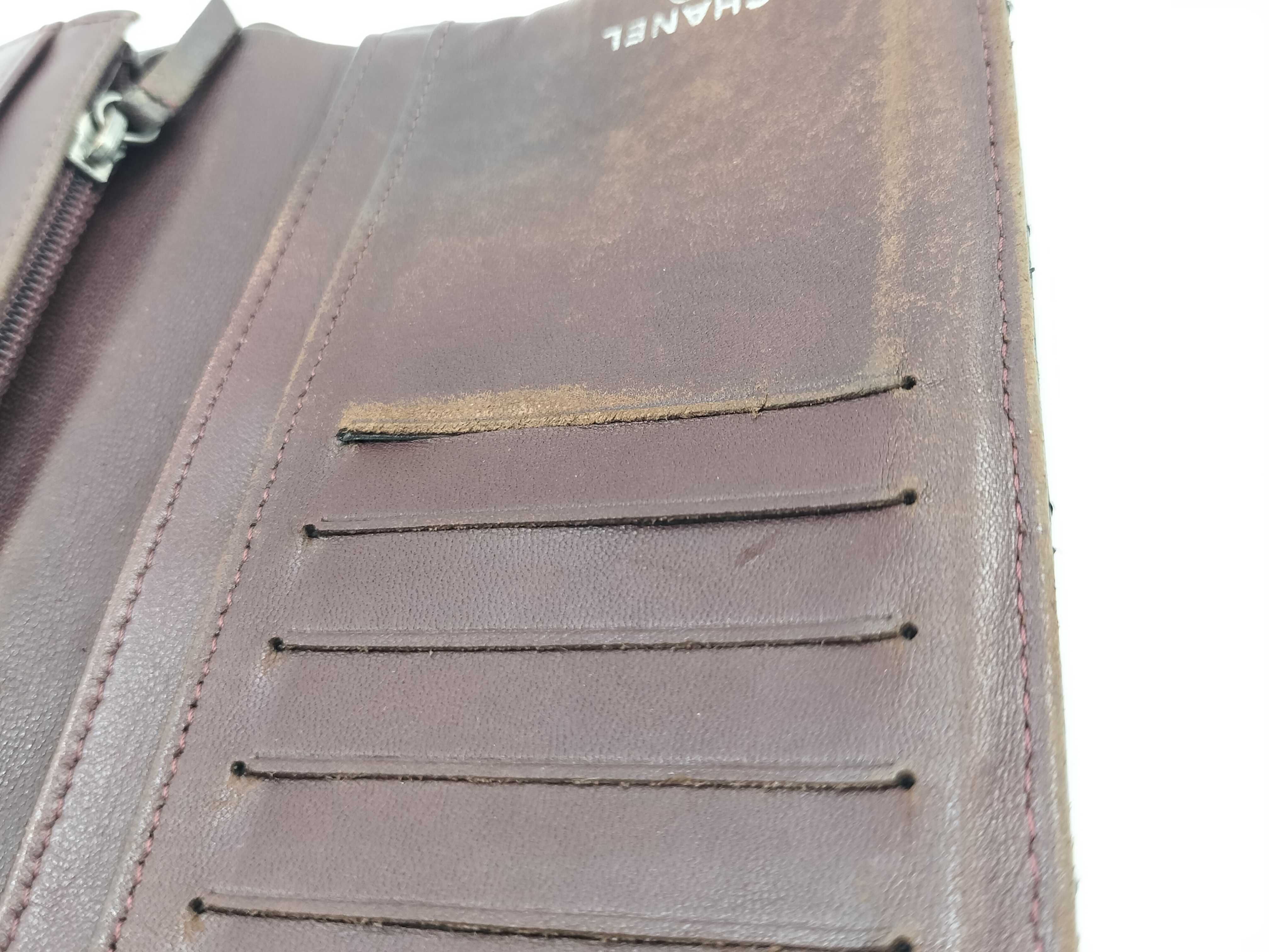 Lambskin Matelassé Long Wallet — view 12
